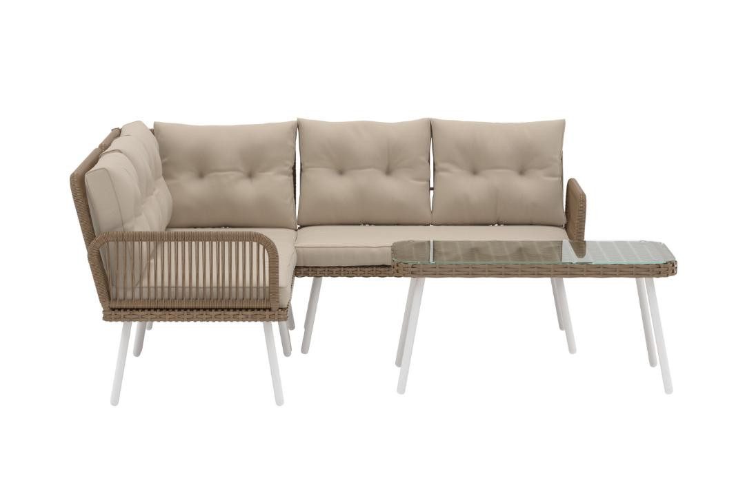 ebuy24 Gartenlounge-Sessel Ibiza Sofaset beige.