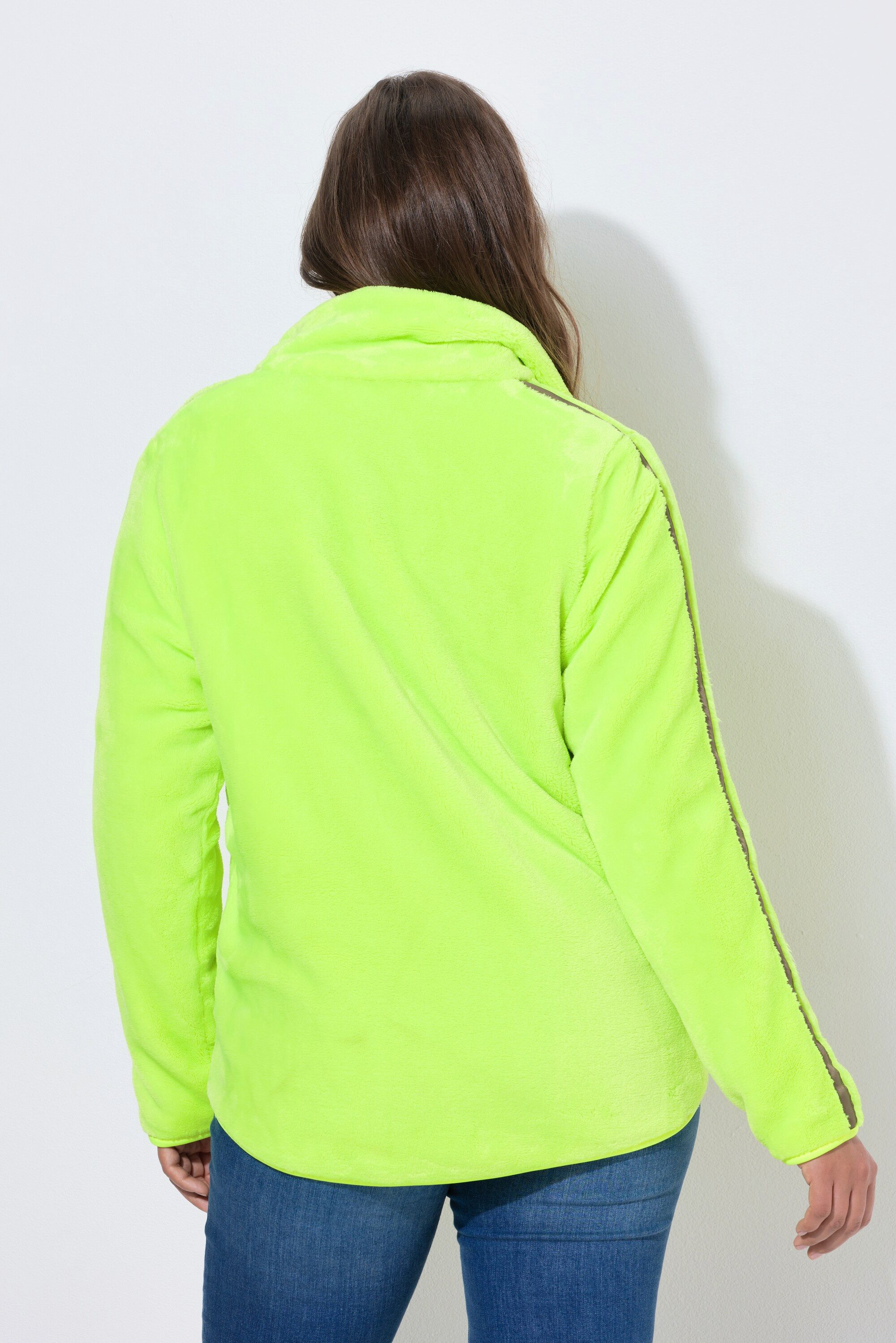 Laurasøn Bouclèjacke Teddyjacke Stehkragen Langarm – Bild 3 von 4