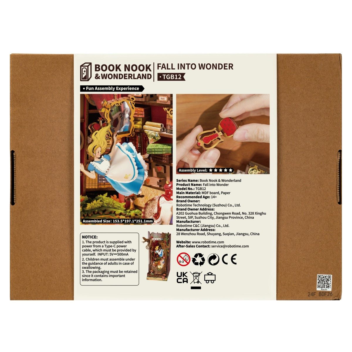 ROLIFE 3D-Puzzle Book Nook "Fall into Wonder", 300 Puzzleteile