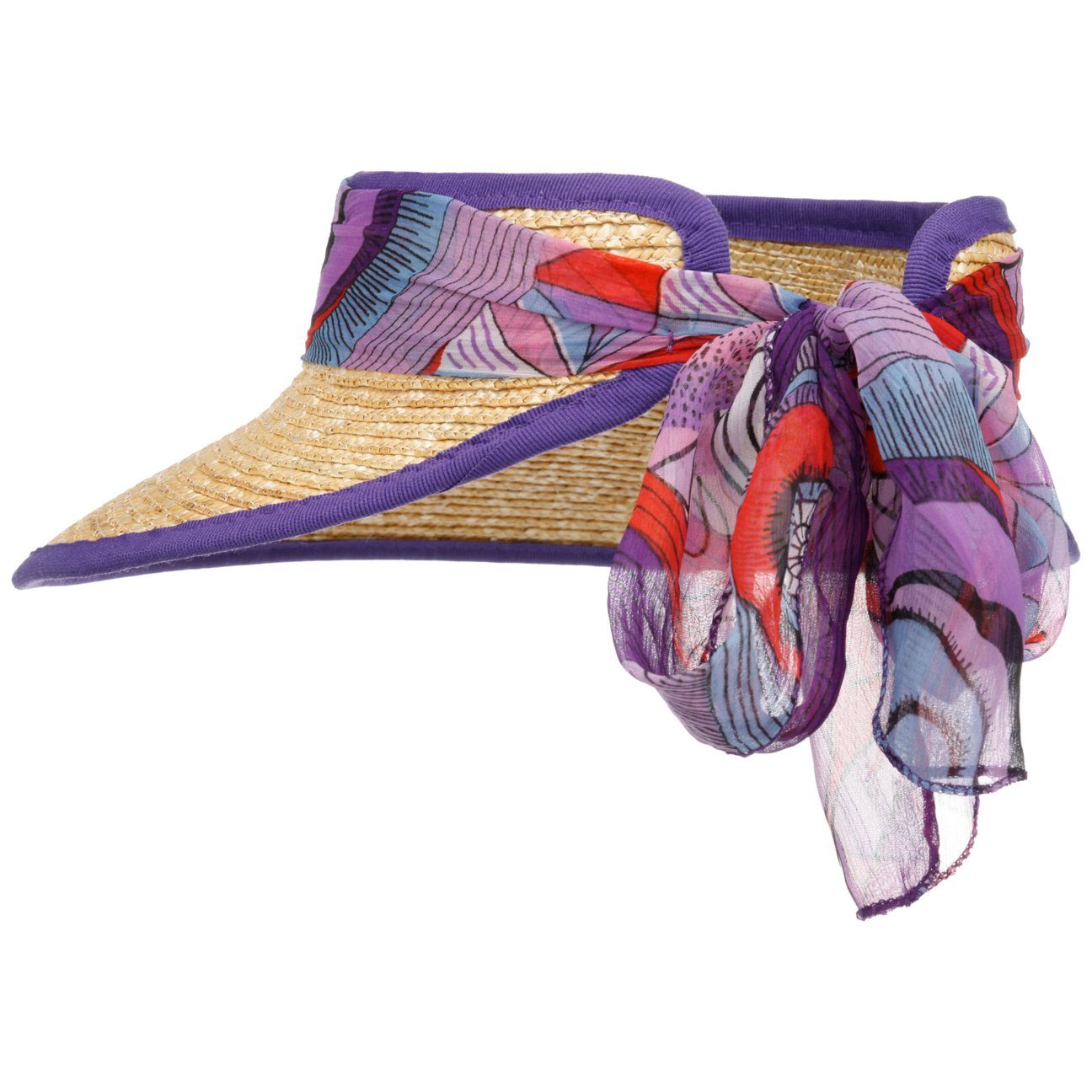 Schirm, Damenvisor (1-St) mit Italy lila Visor Lierys in Made