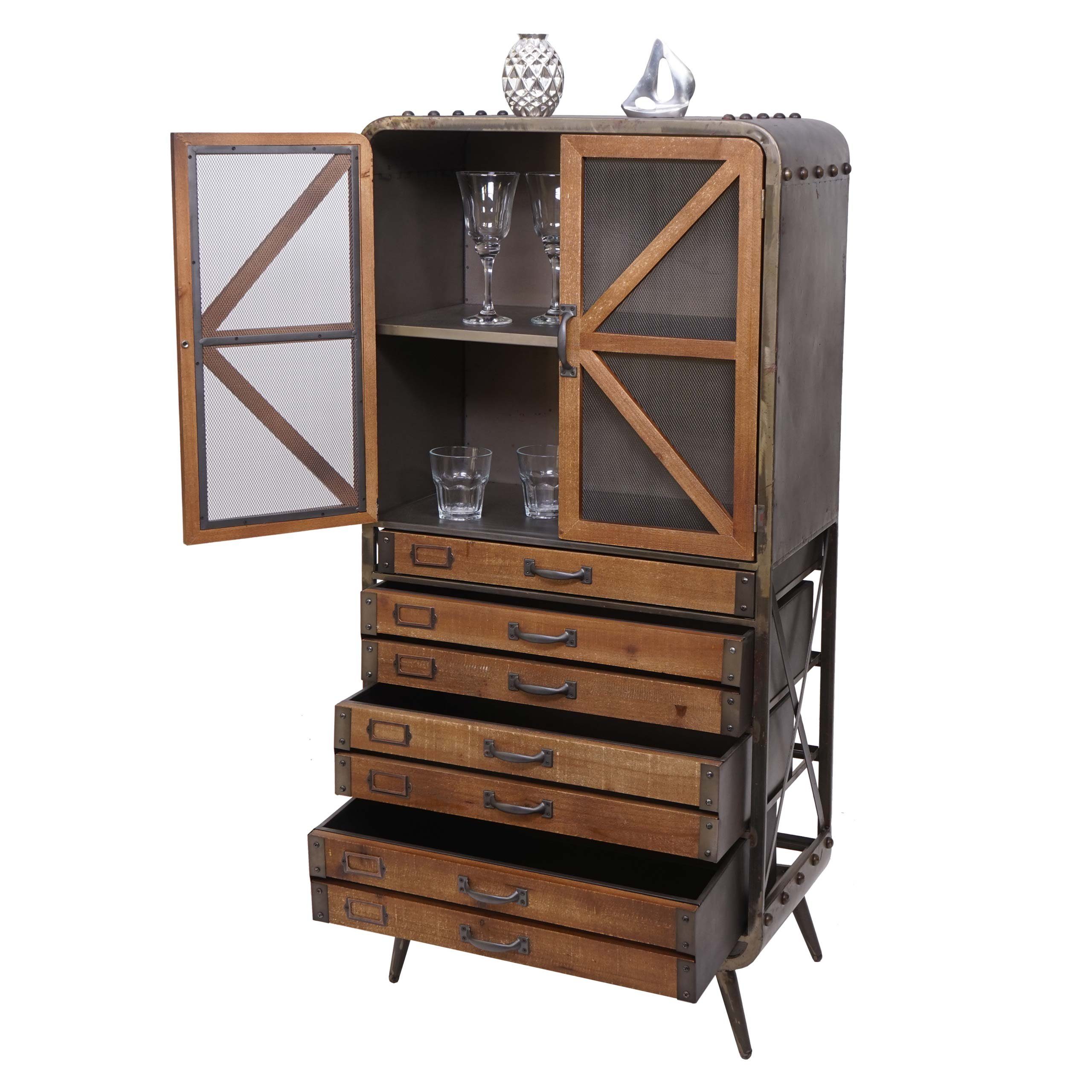 MCW Hochschrank MCW-F91 Industrial Tanne