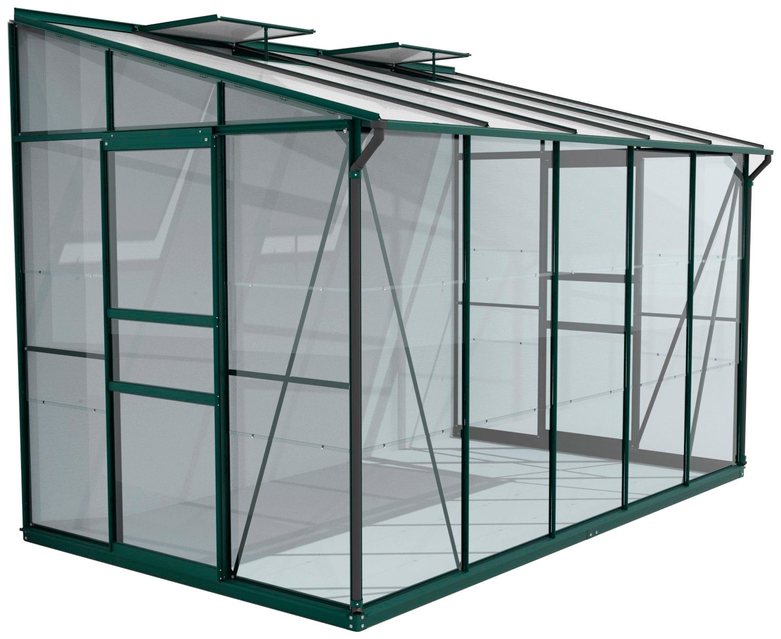 Vitavia Anlehngewächshaus Osiris 6500, BxTxH: 190 günstig online kaufen