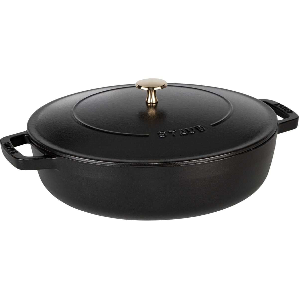 Staub Auflaufform Bräter Chistera 28 cm Gusseisen, Gusseisen