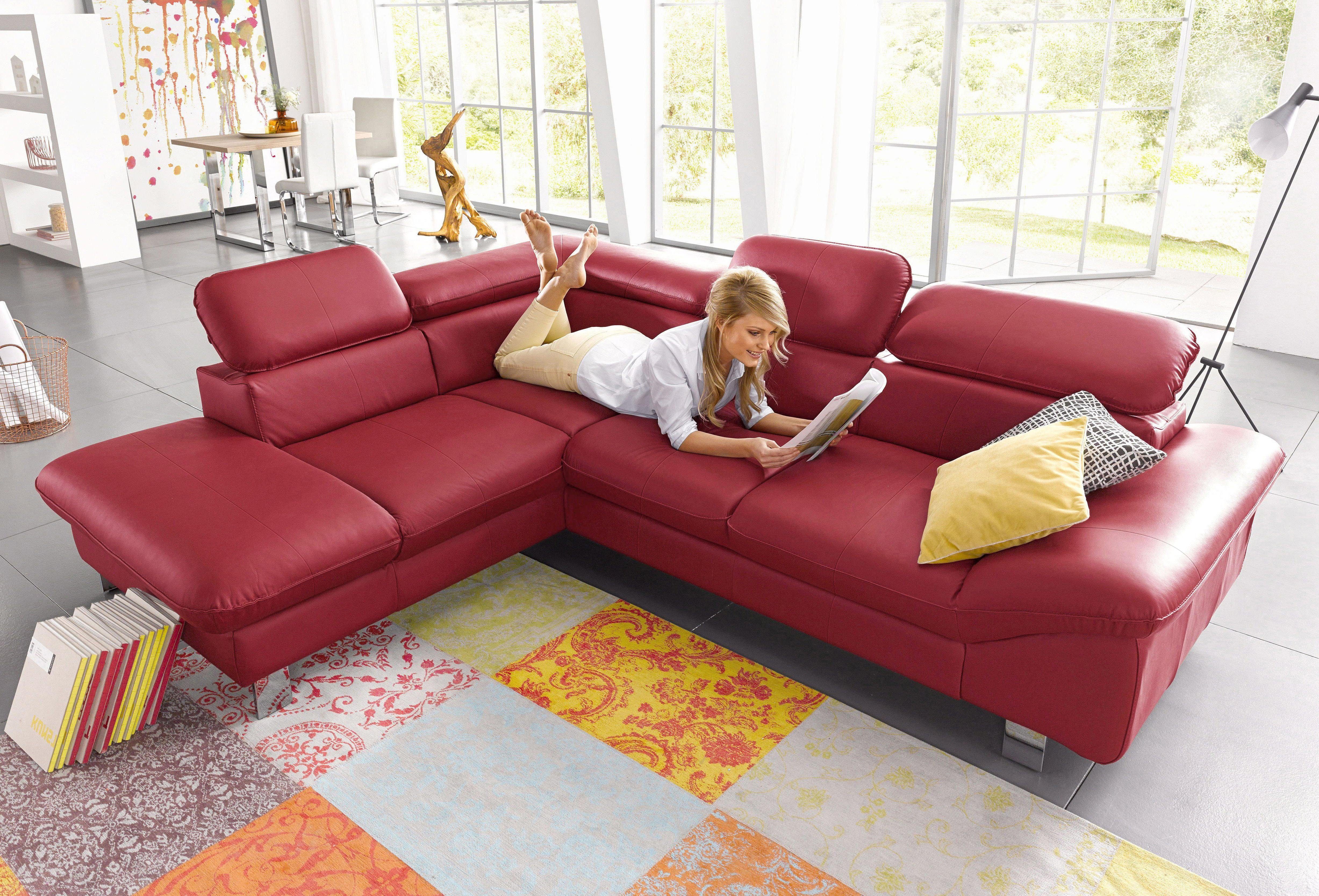 COTTA Ecksofa Driver L-Form, mit Kopfteilverstellung, günstig online kaufen