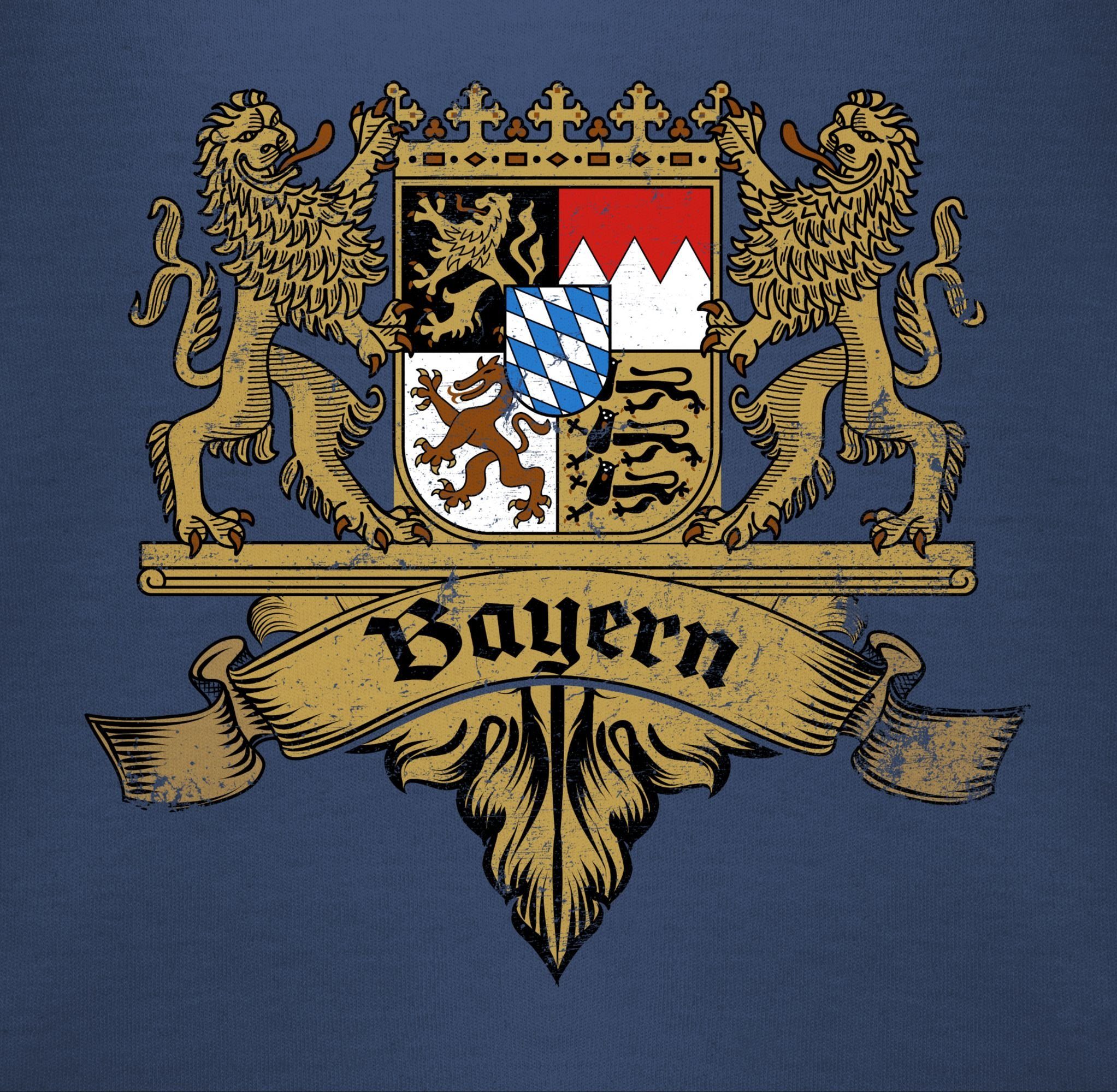 Bayern Shirtbody für Shirtracer Mode Oktoberfest Bayernland Blau Navy Outfit Freistaat 1 Baby Wappen Bayern