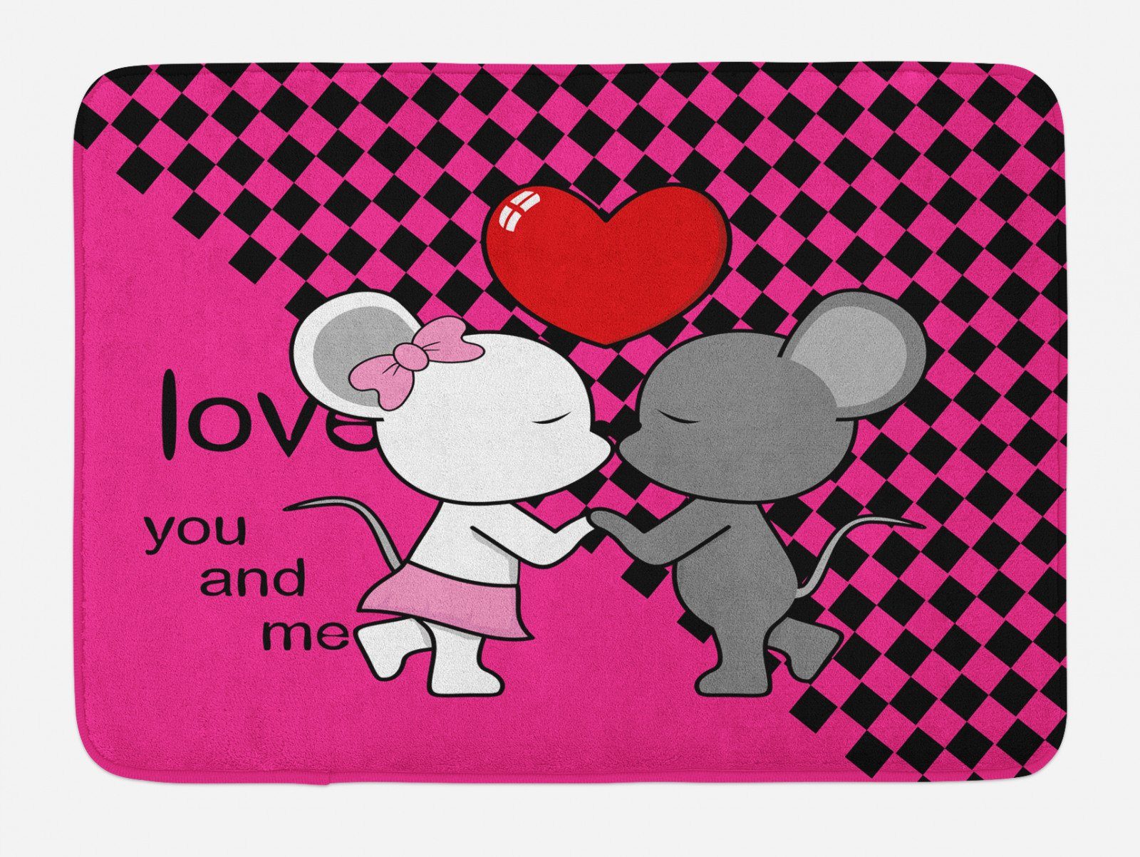 Badematte »Plüsch Badezimmer Dekor Matte mit rutschfester Rückseite