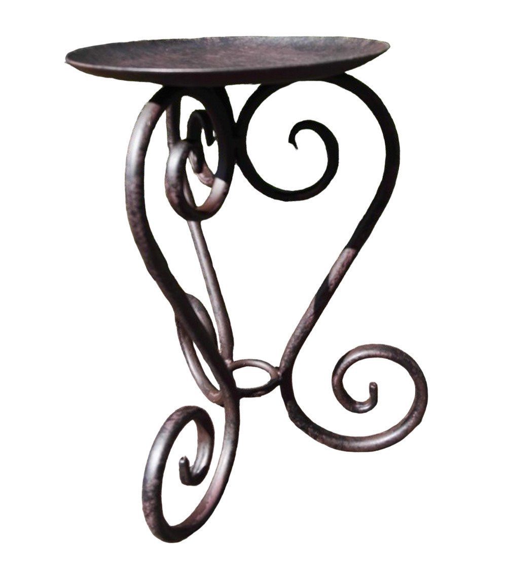 Deko-Impression Kerzenständer Wunderschöner stilvoller Kerzenständer antikbraun 20 cm hoch (1 St)
