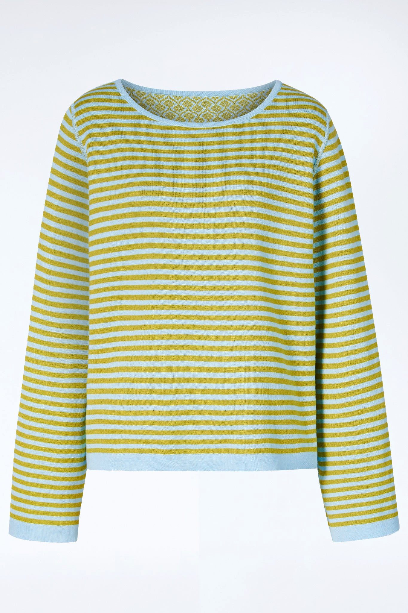 Himalaya Clothing Strickpullover Oversize Pullover Damen beidseitig tragbar - Weicher Jacquardpullover Wende-Sweater aus hochwertiger Bio-Baumwolle