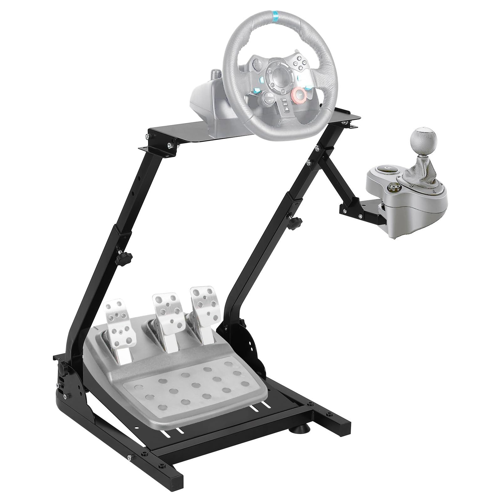 GarveeMore LenkradstäNder Simulator Racing Lenkrad StäNder FüR G25/G27/G29/G920 Controller