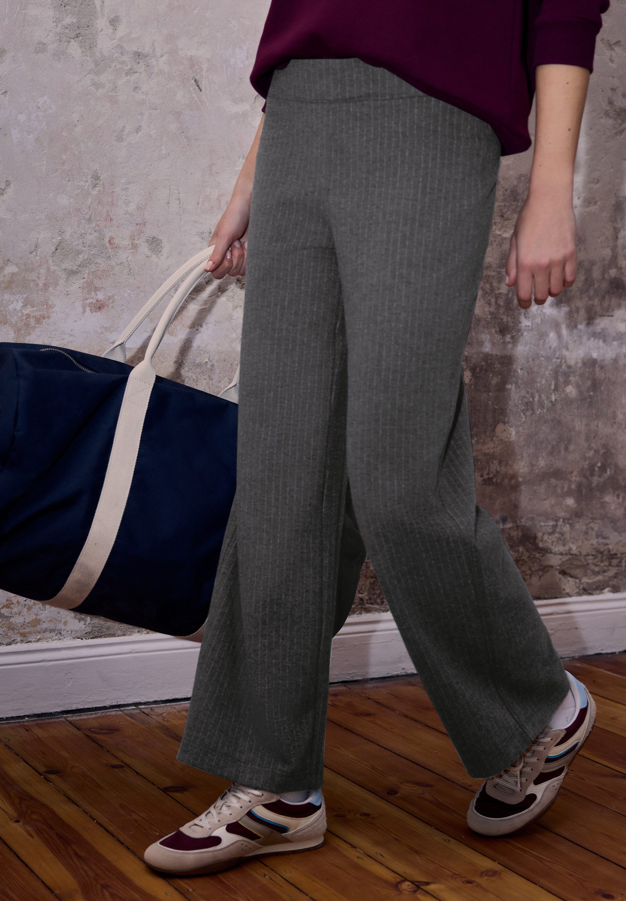 STREET ONE STUDIO Culotte mit Nadelstreifenmuster – Bild 3 von 5