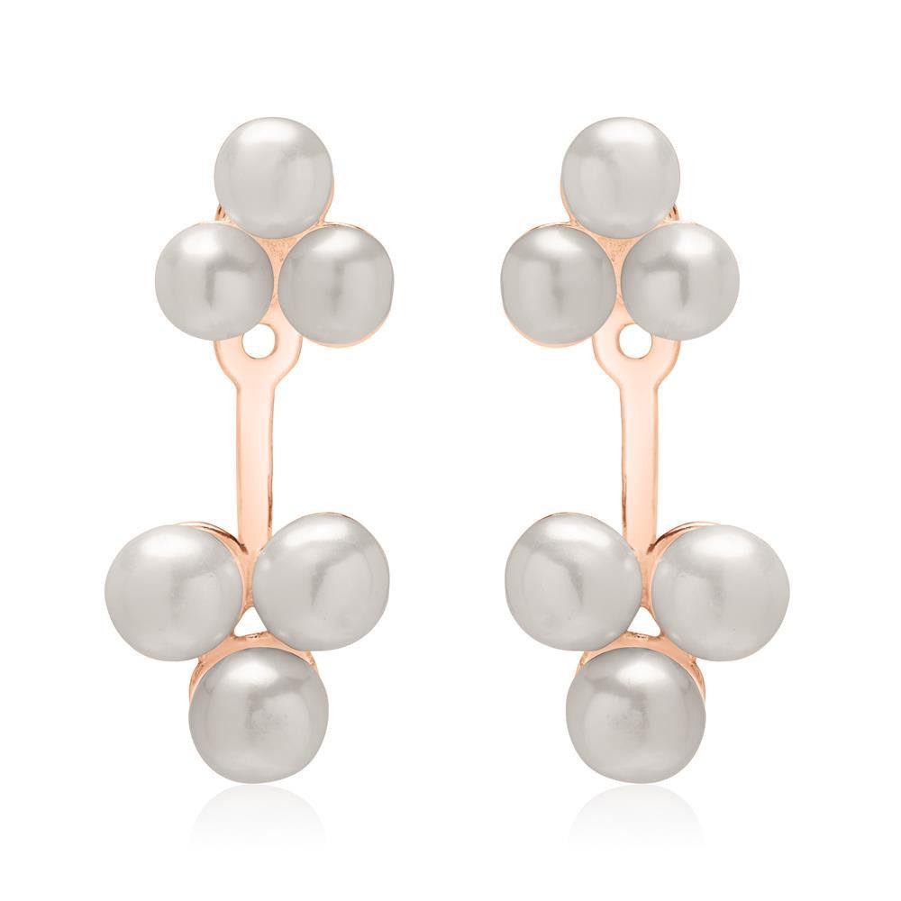 Unique Paar Ohrstecker Ear Jackets 925er...