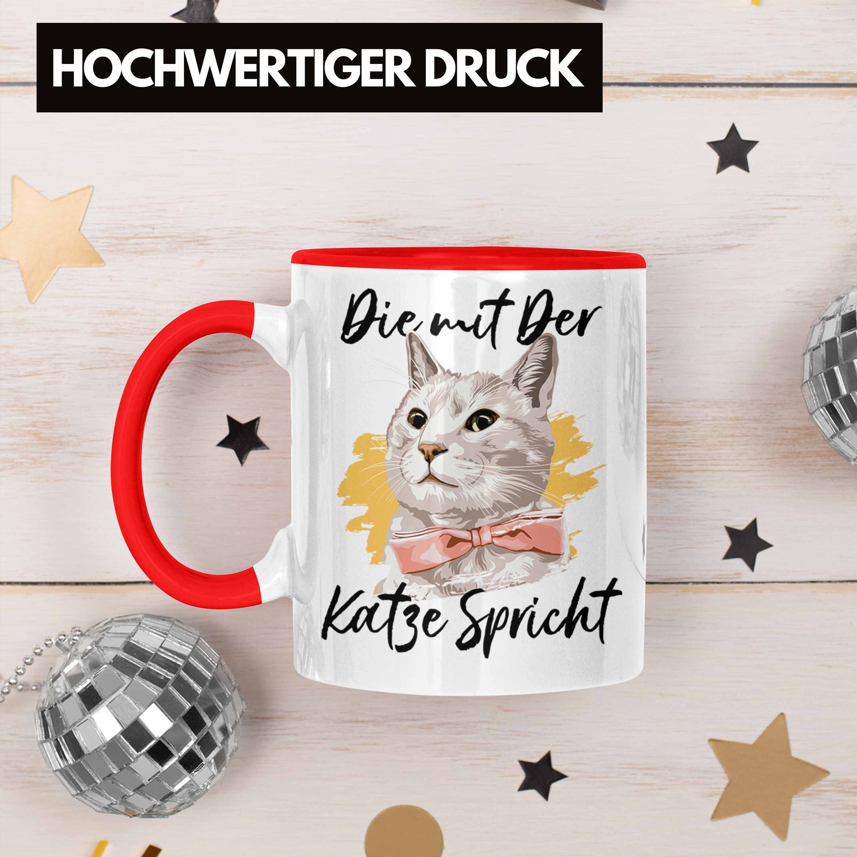 Trendation Tasse Die Mit Der Weihnachten Spricht Rot Katze Geschenk Geburtstag Tasse Katzen