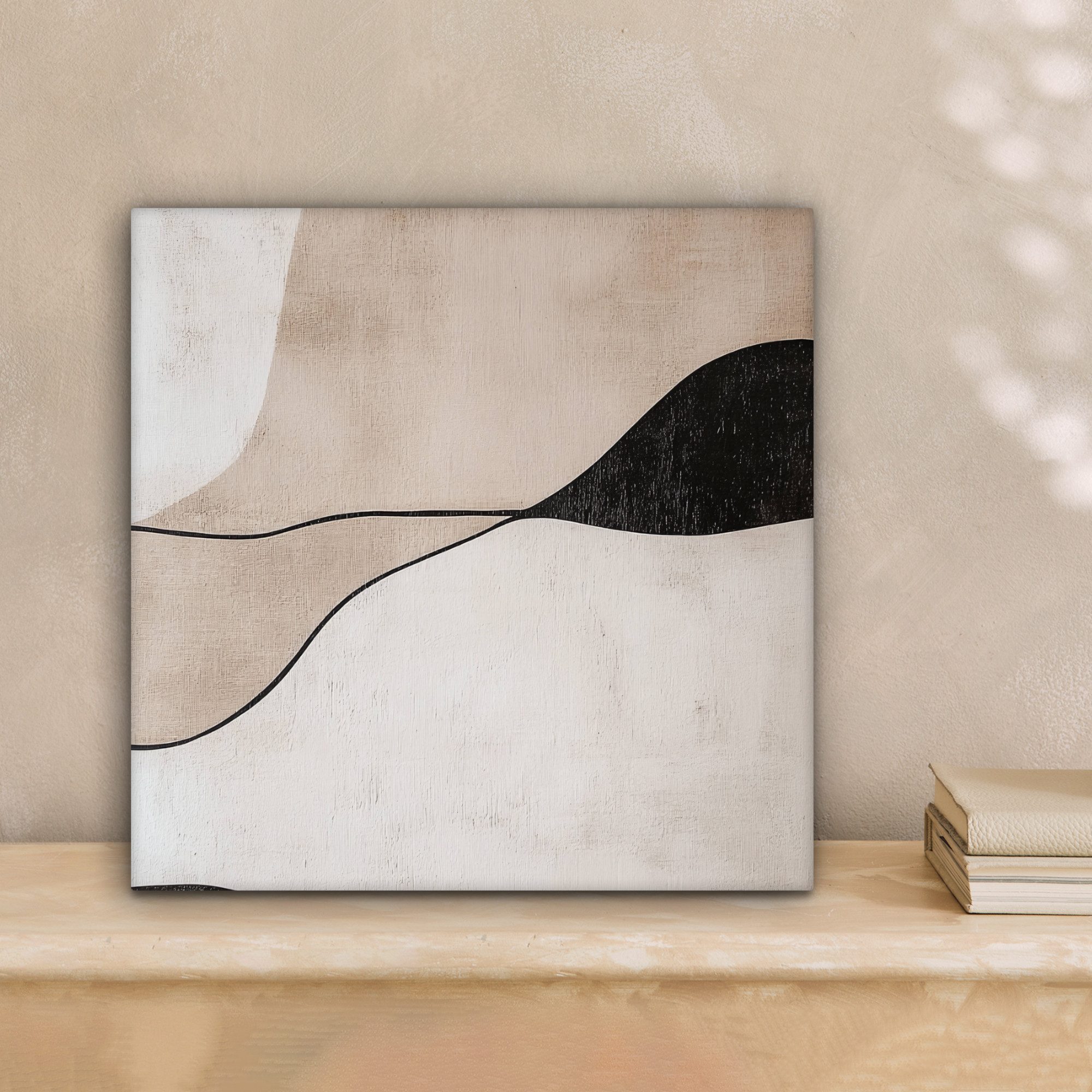 OneMillionCanvasses® Leinwandbild Konturlinien - Abstrakte Landschaft, günstig online kaufen