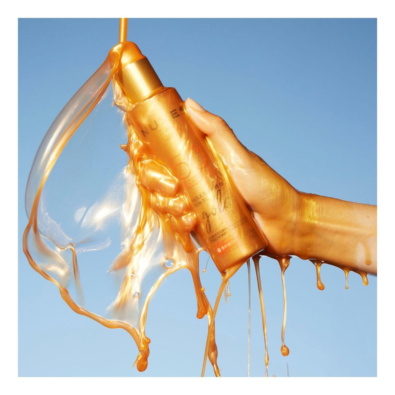 Nuxe Sonnenschutzöl Sun Huile Soliare Or SPF 50, für Alle Hauttypen