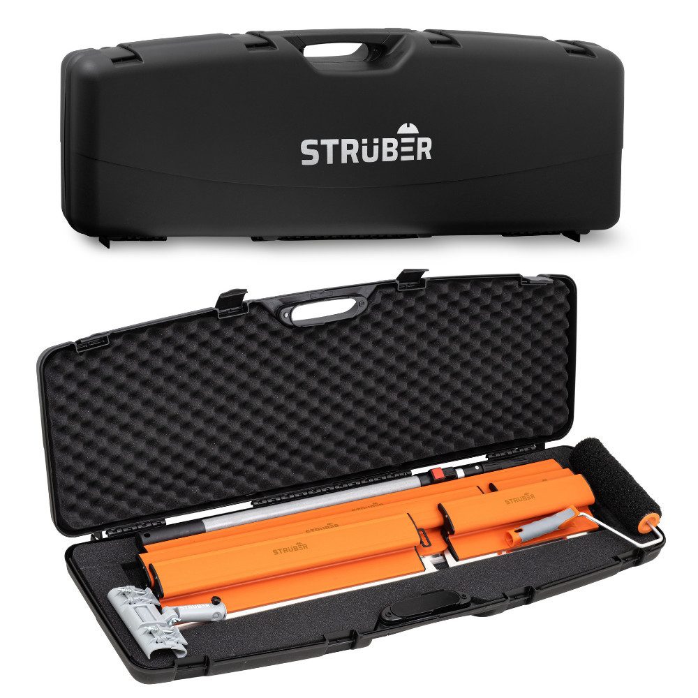 STRÜBER Flächenspachtel Flächenspachtel Set im Koffer – 9-tlg. SET Orange (1-St)