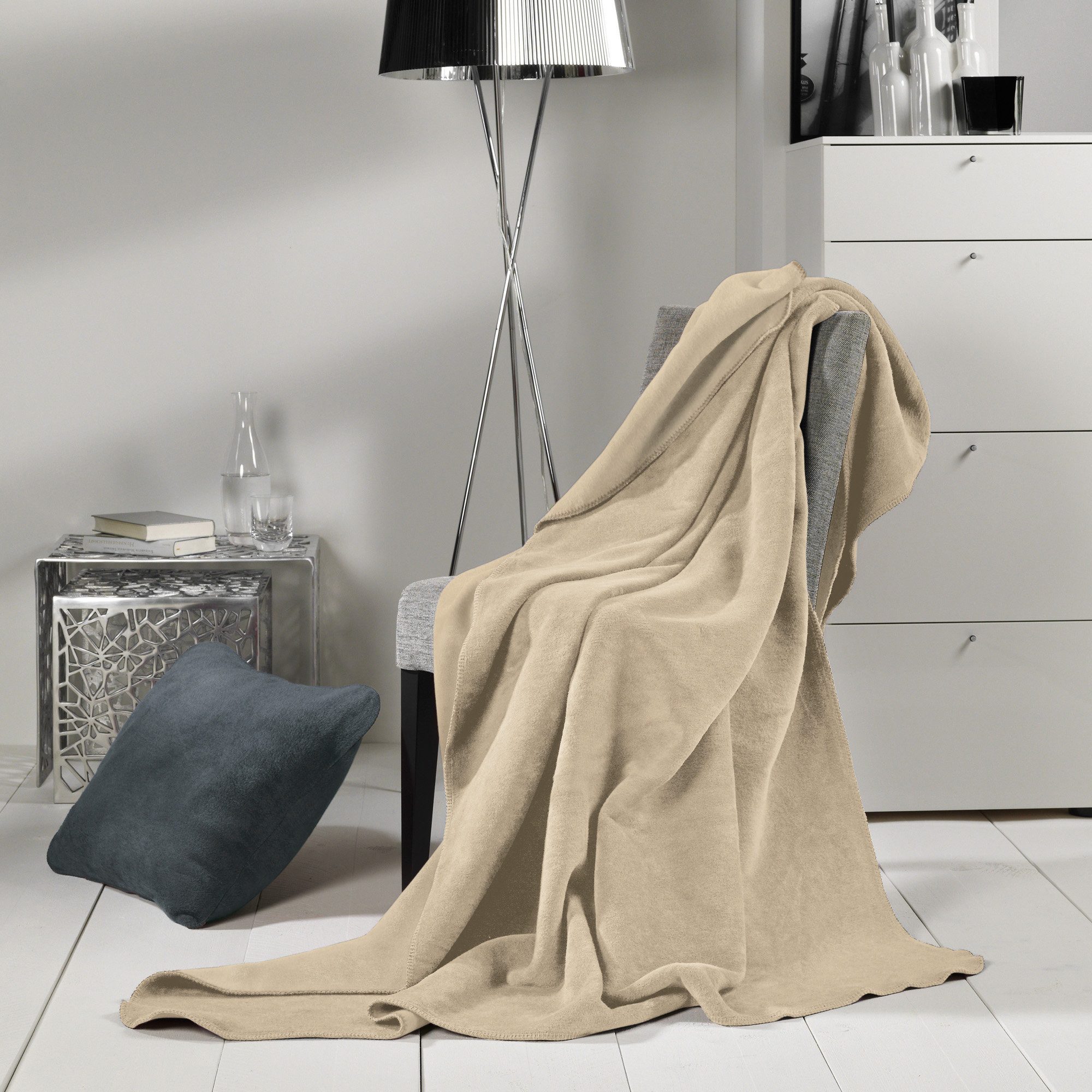 Wohndecke Wohndecke "Brescia" 2er-Pack, Erwin Müller, Baumwolle Uni