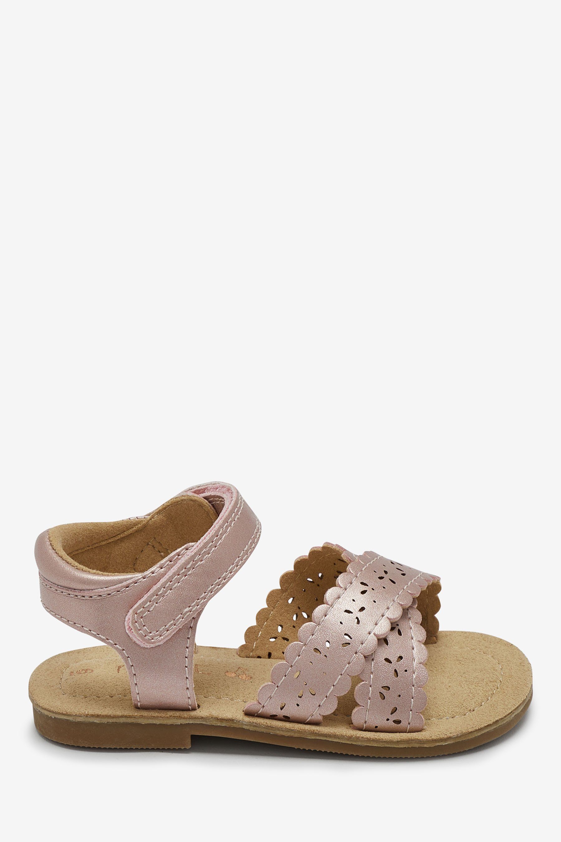 Next Sandalen mit Bogenkante Sandale (1-tlg) Pink
