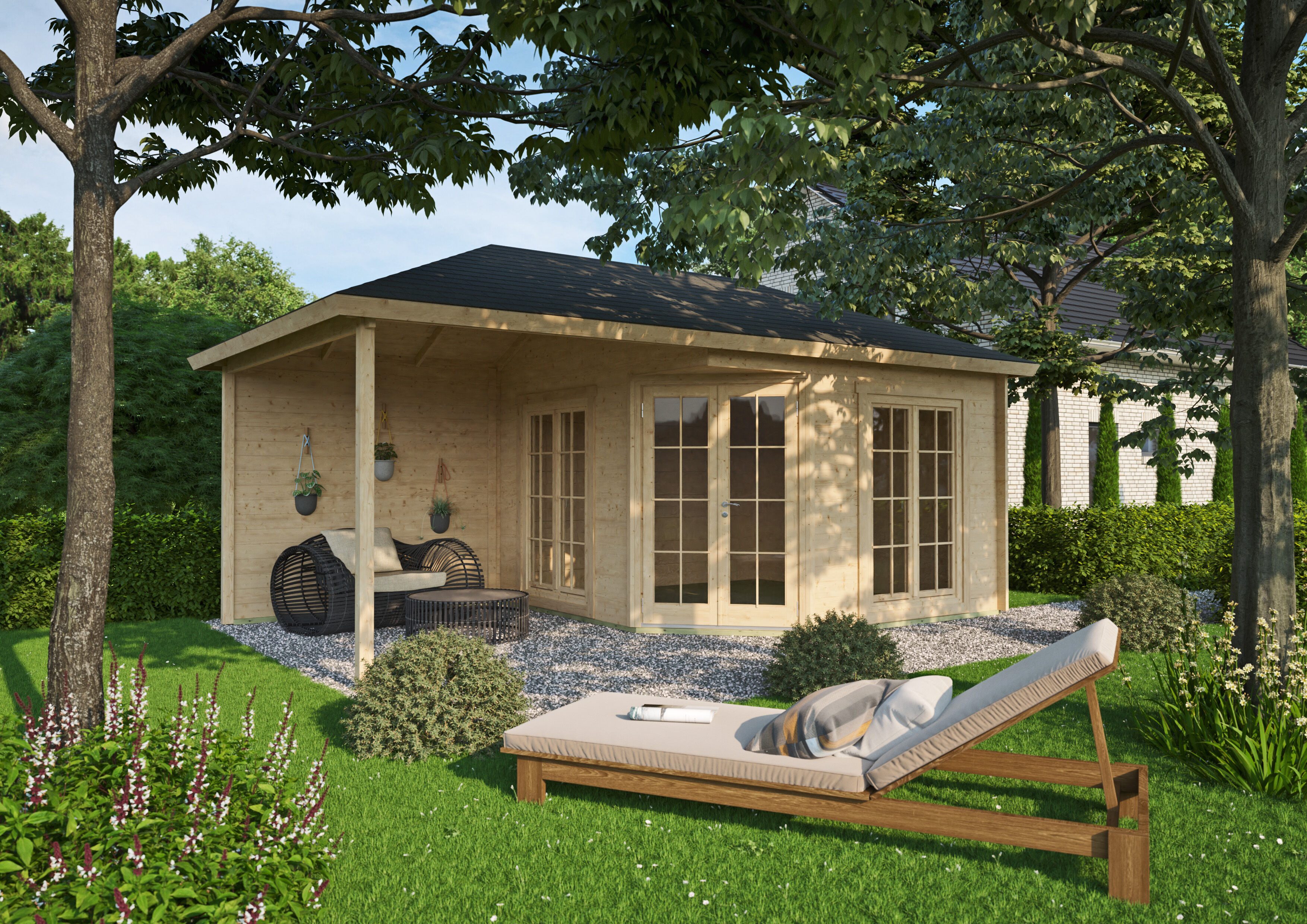 Fjordholz Gartenhaus Silke 44