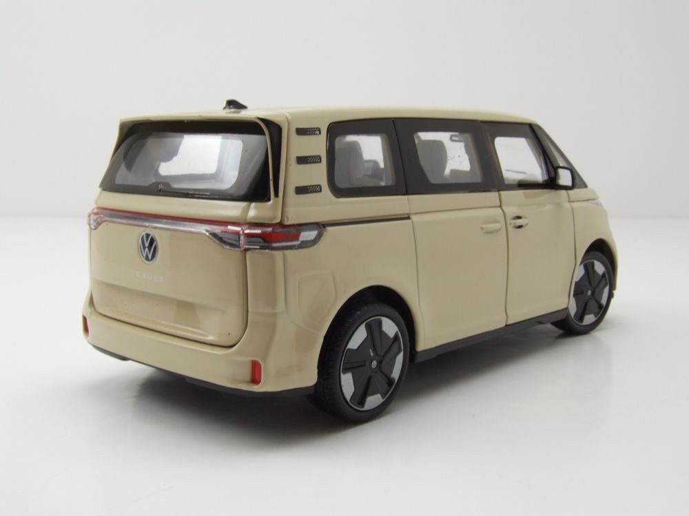 Welly Modellauto VW ID.BUZZ Bus beige, Maßstab 1:24