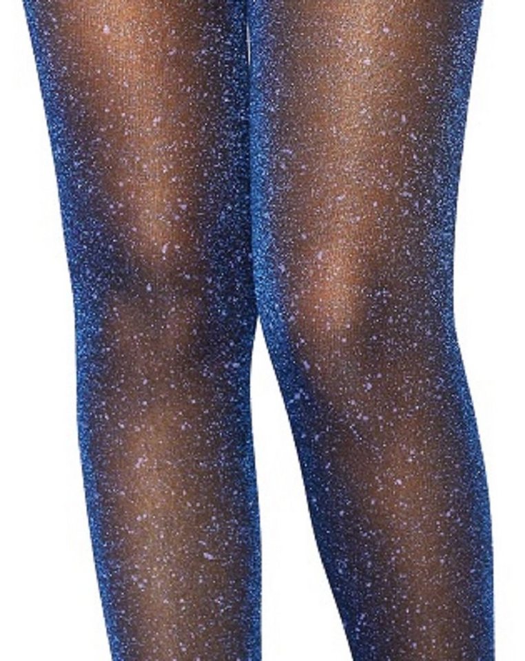 Damen strumpfhose blau gemustert Outlet