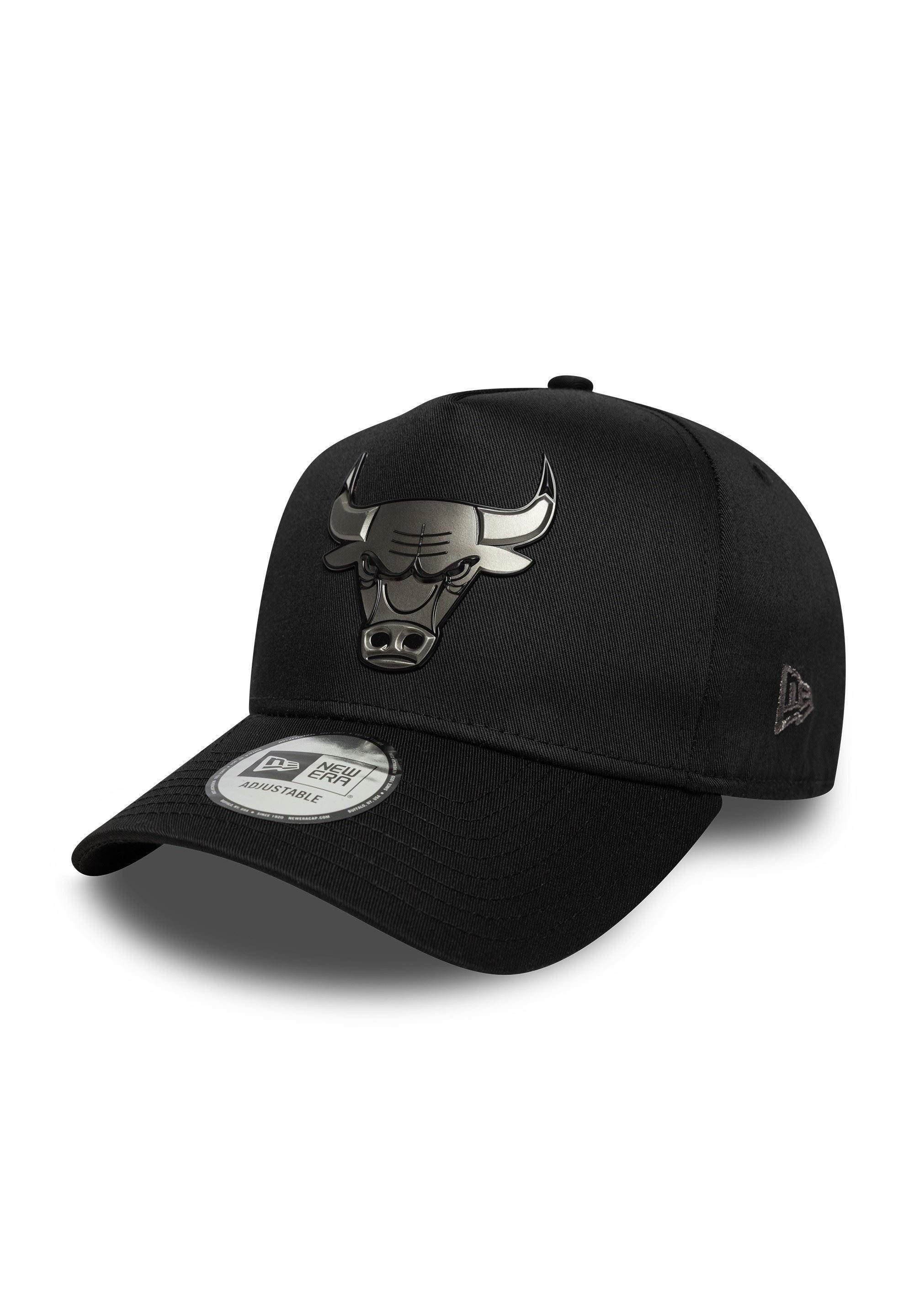 New Era Baseball Cap Chicago Bulls New Era NBA Metallic 9Forty E-Frame Cap Schwarz (1-St)