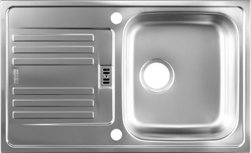 HELD MÖBEL Küchenzeile Kehl, ohne E-Geräte, 240cm, für Kühl/Gefrierkombination und Geschirrspüler