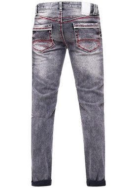 Rusty Neal Straight-Jeans NEW YORK 45 mit trendigen Kontrastnähten