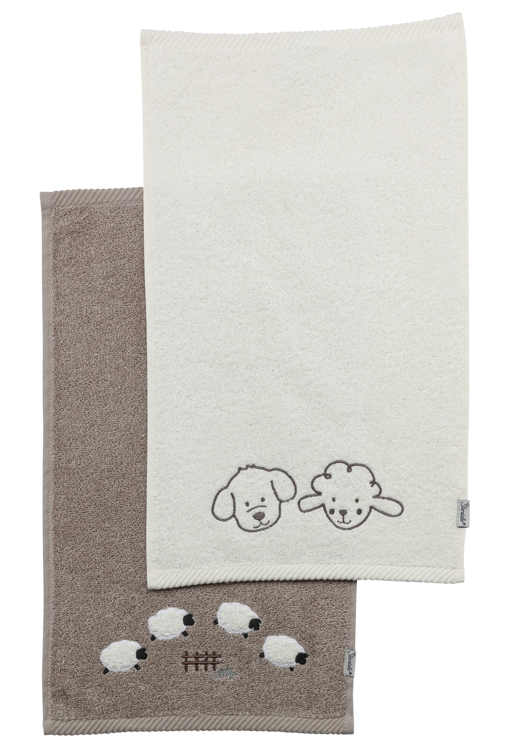 Sterntaler® Handtücher Kinderhandtuch 2er-Pack BAUERNHOF, Frottee günstig online kaufen