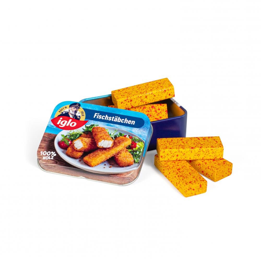 Erzi® Kaufladensortiment Erzi Fischstäbchen von Iglo in der Dose - Kaufladenzubehör