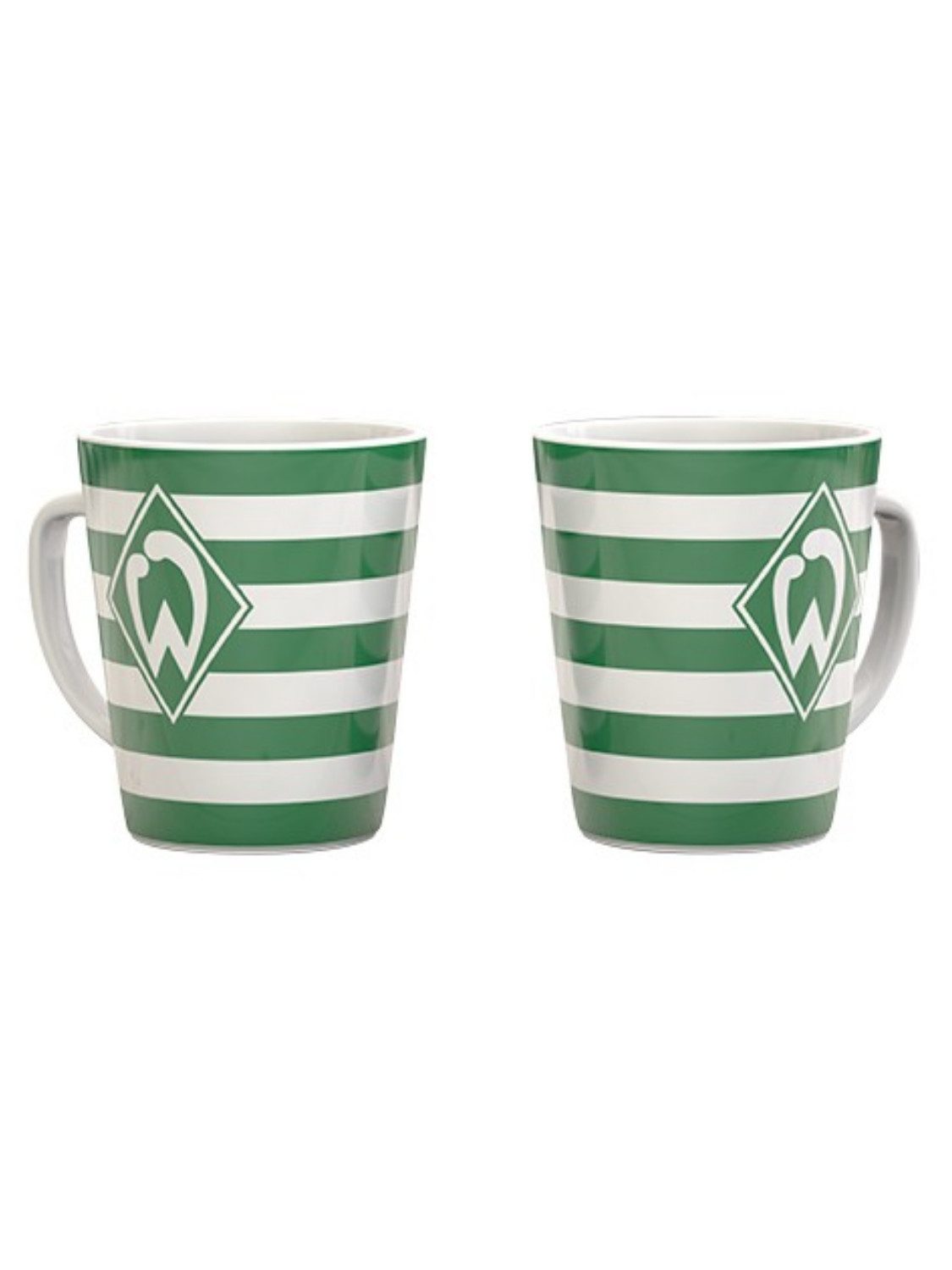 Werder Bremen Becher SV Werder Bremen Tasse Streifen, Steinzeug