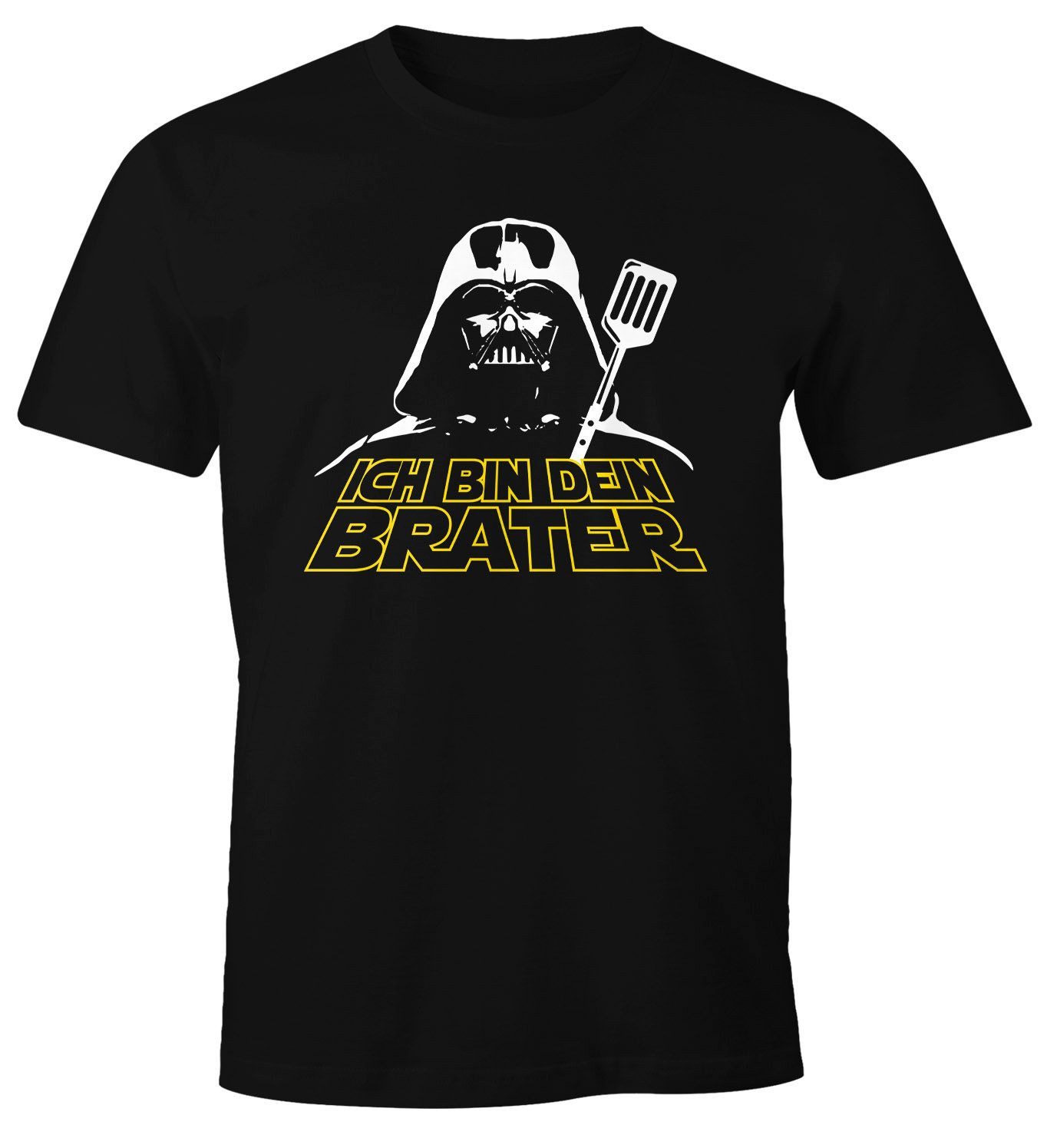 Print-Shirt Herren T-Shirt Grillen Ich bin dein Brater lustige Sprüche
