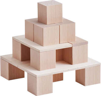 Haba Spielbausteine »Baustein-System Clever-Up! 1.0«, (46 St), aus Holz; Made in Germany