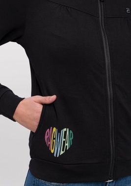 Ragwear Sweatjacke KENIA LOVE O im Rainbow Pride Look