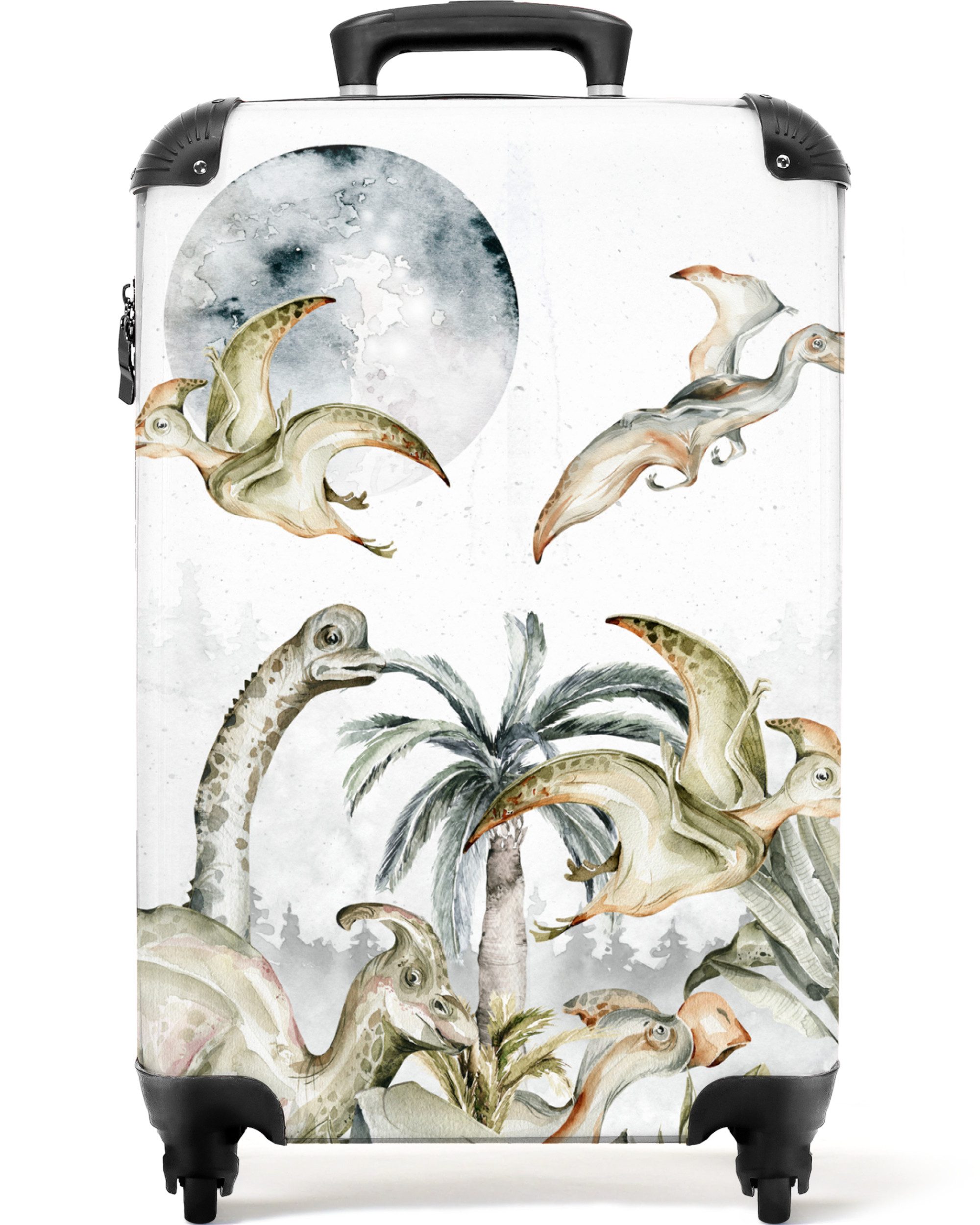 Kinderkoffer Dino - Dschungel - Mond - Jungen 55x35x20cm