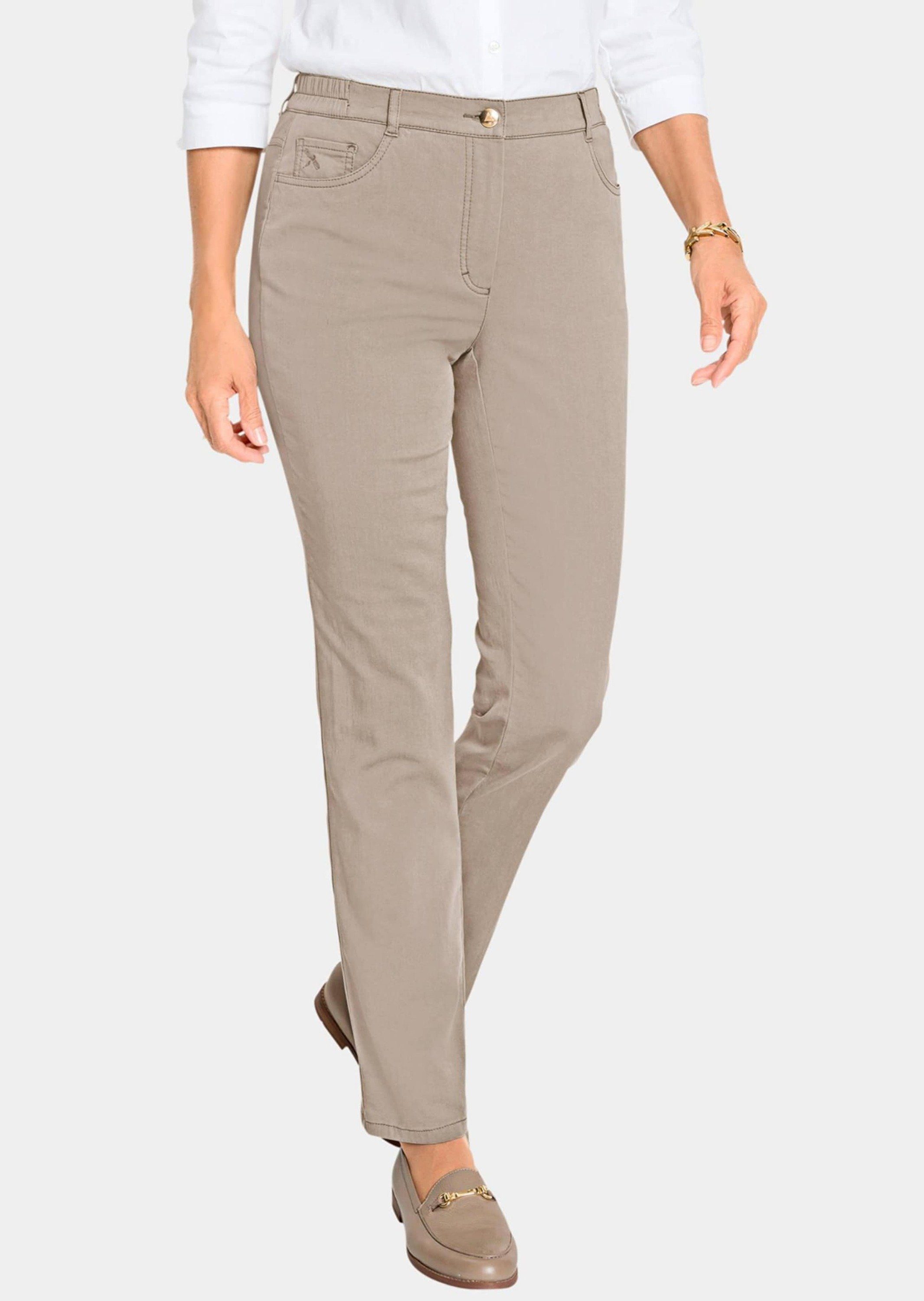 GOLDNER Stoffhose Kurzgröße: Hose Carla in stretchbequemer Qualität günstig online kaufen