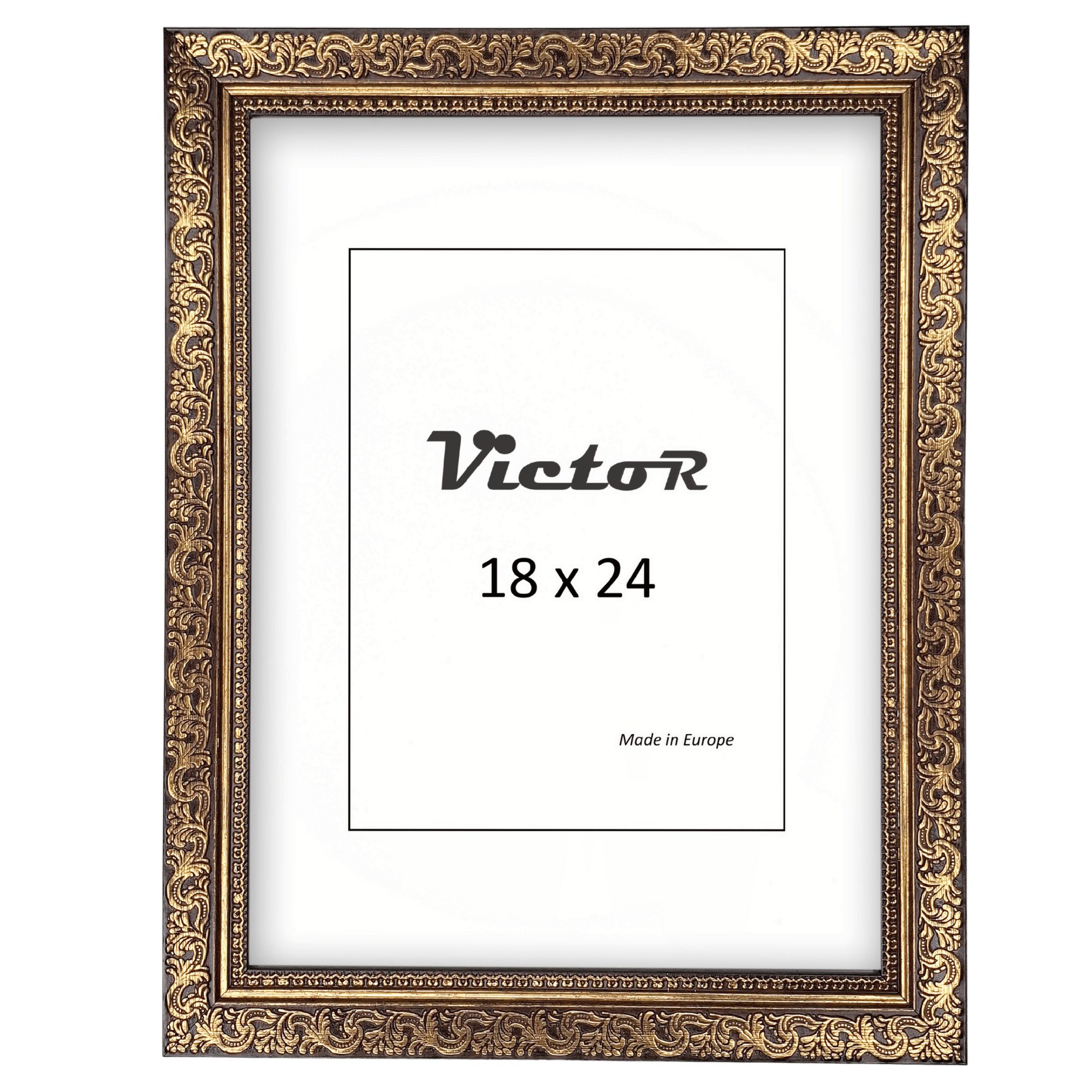 Victor (Zenith) Bilderrahmen Vinci, Bilderrahmen 18x24 cm Braun Gold, Bilde günstig online kaufen