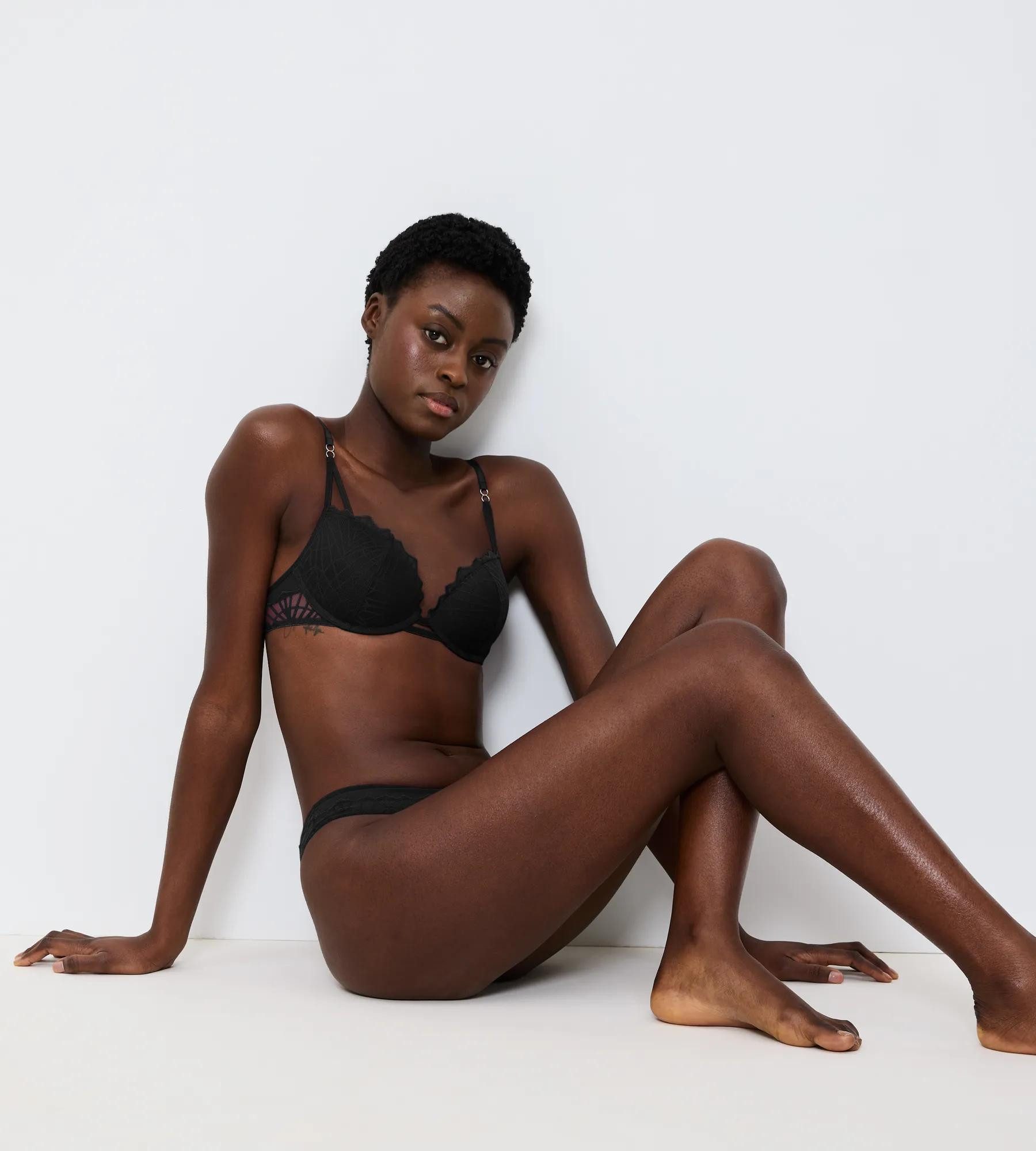 Triumph Push-up-BH That Night In Vegas WHU Comfort Wire, mit grafischem Muster
