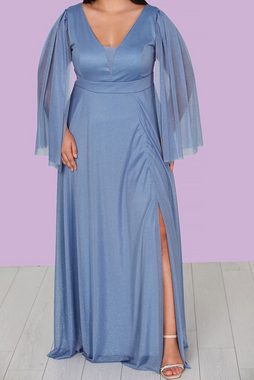 Modabout Abendkleid Langes Maxikleid Sommerkleid für große Größen - NELB0588D5123MVİ (1-tlg)