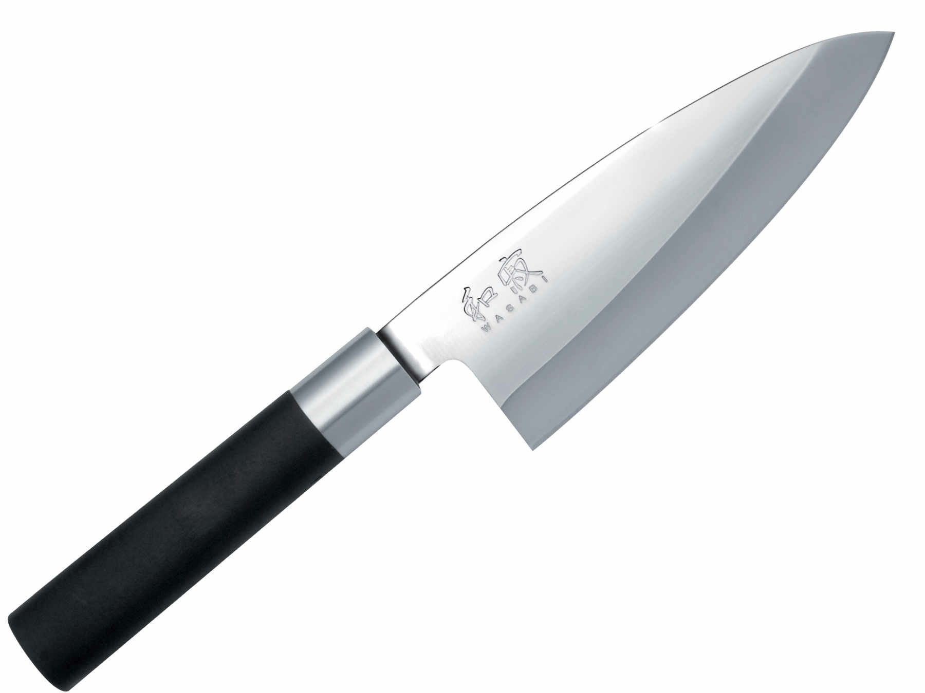 KAI Kochmesser KAI Wasabi Black 6715D Deba - 15 cm, 6715D