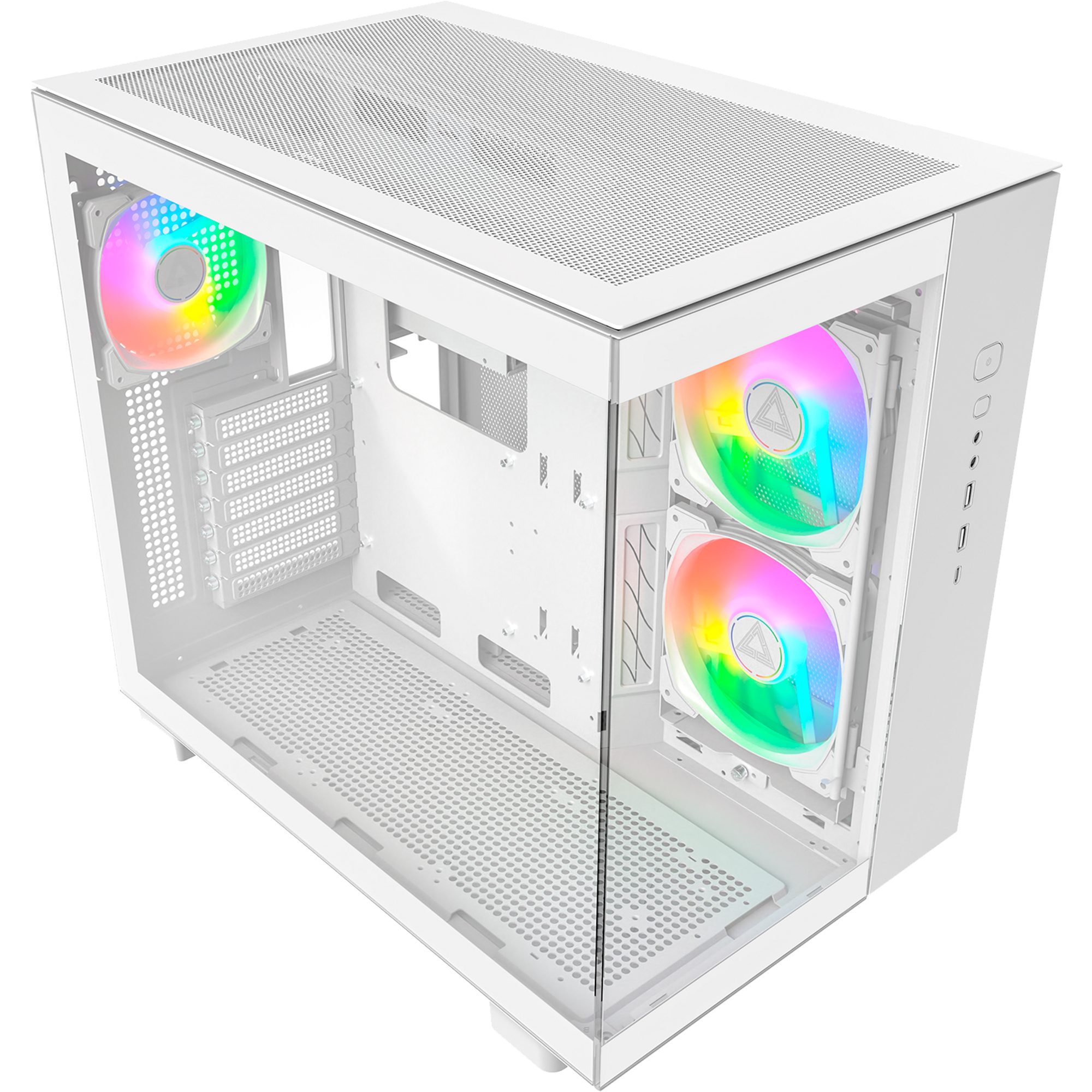 MONTECH PC-Gehäuse Montech KING 65 PRO, Tower-Gehäuse, (Tempered Glas x 2)