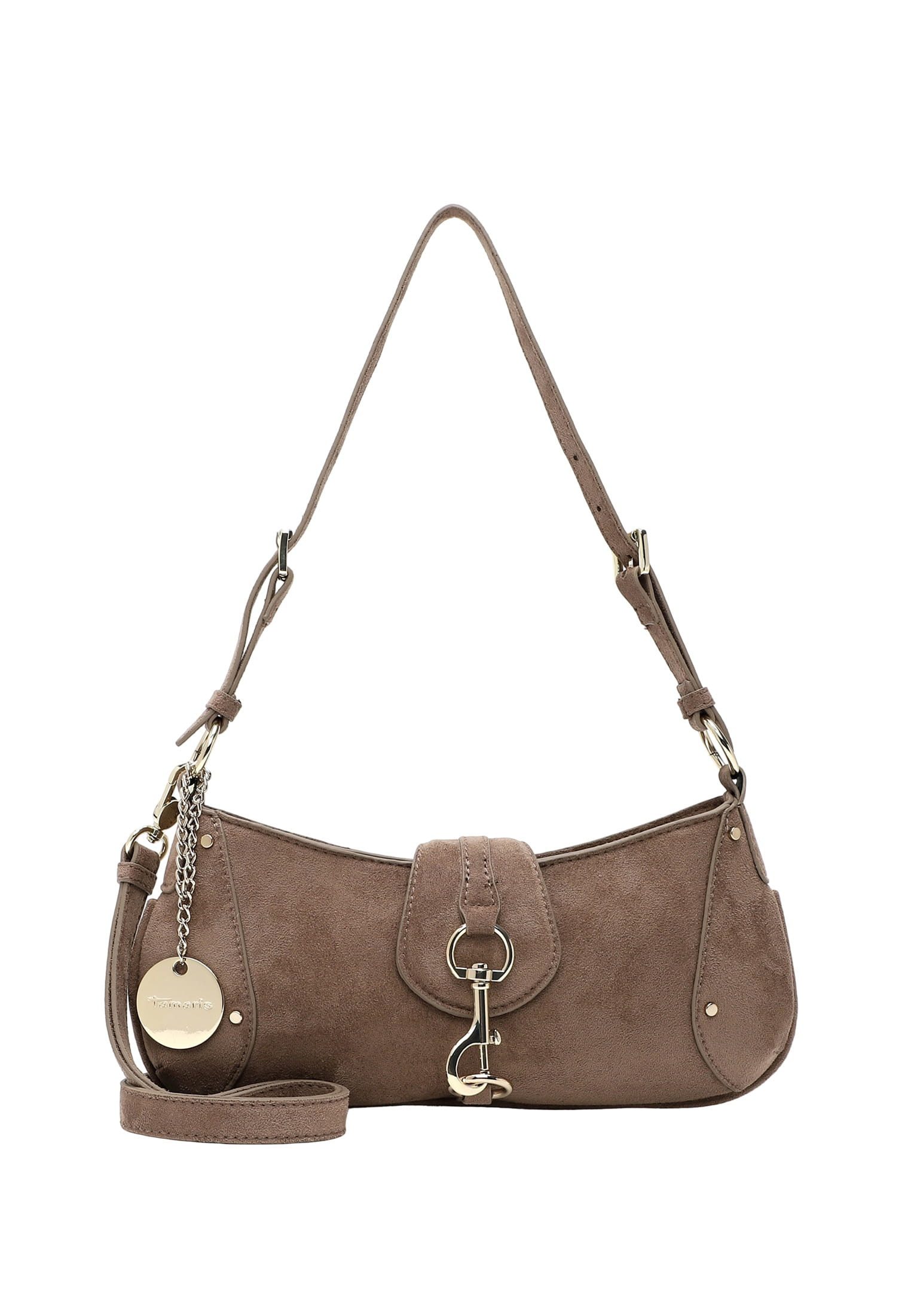 Tamaris Beuteltasche TAS Marina Suede, Logo Anhänger