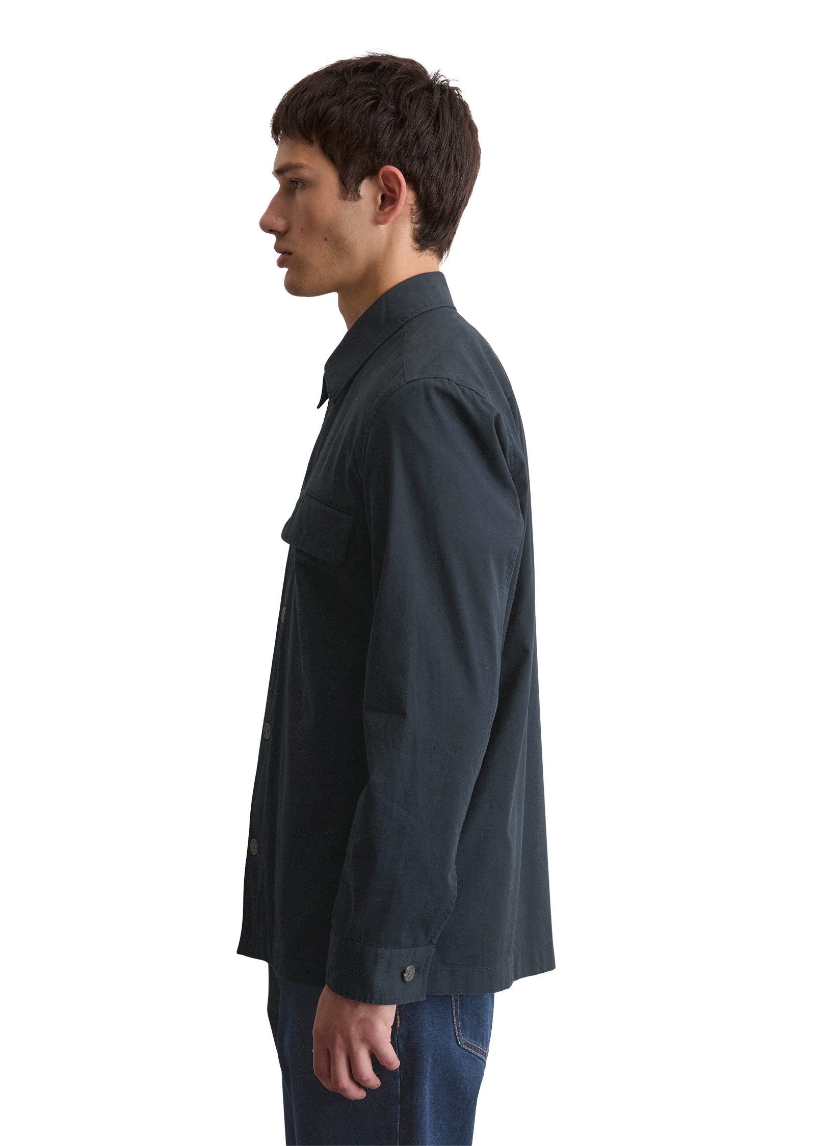 Marc O'Polo Kurzjacke aus leichtem Bio-Baumwoll-Twill günstig online kaufen