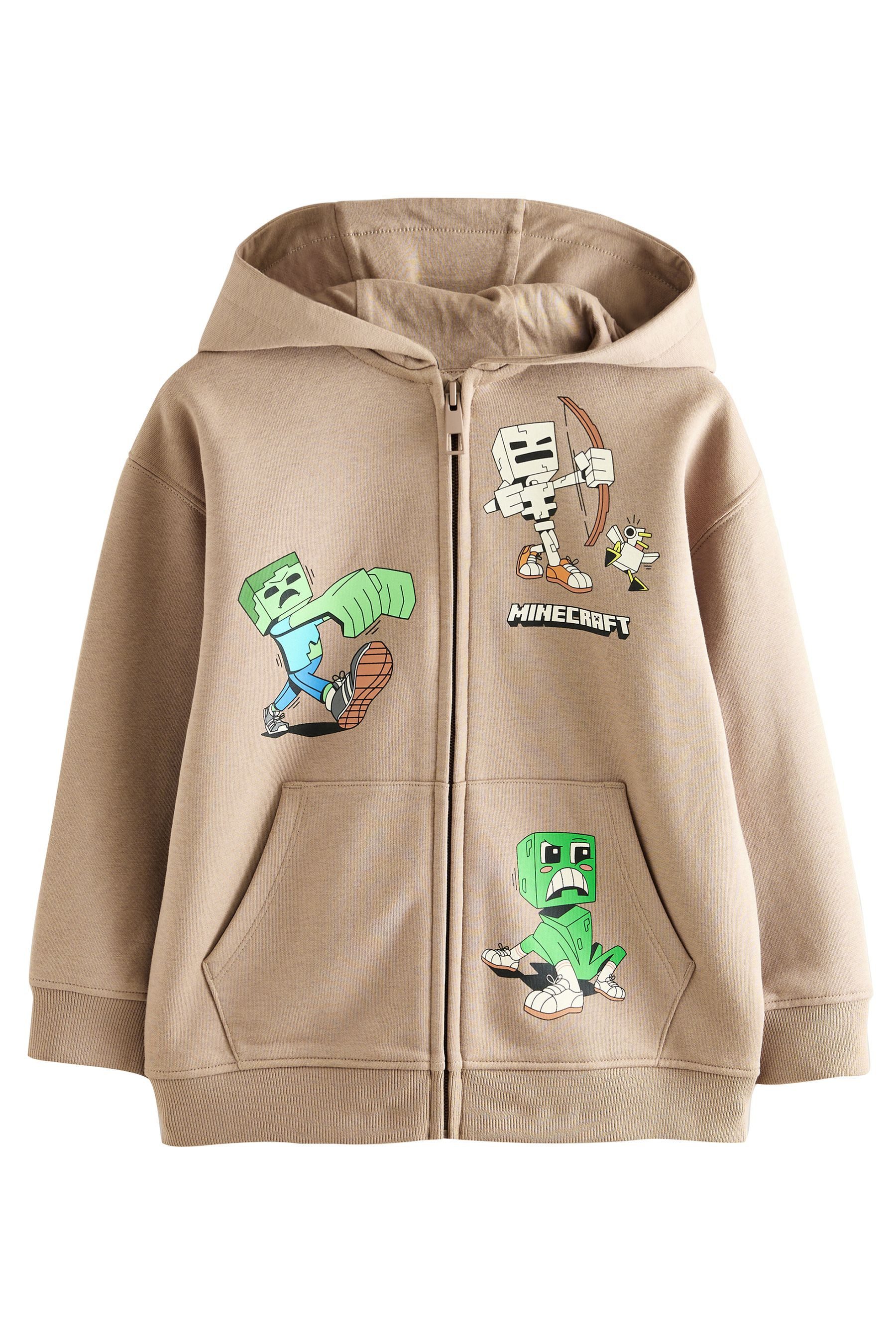 Next Kapuzenpullover Kapuzenjacke mit Reißverschluss, Minecraft (1-tlg)