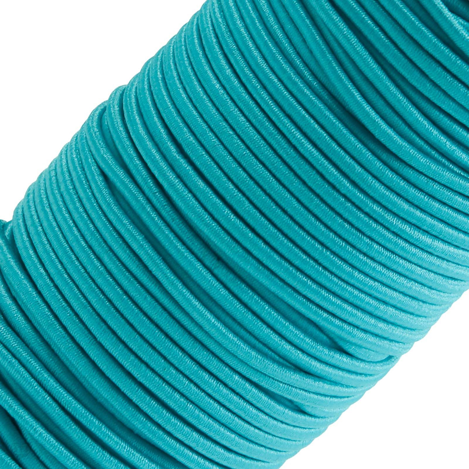 maDDma Gummiband 50m Gummikordel 3mm Hutgummi Nähzubehör 27 Farben elastisches Band, himmelblau