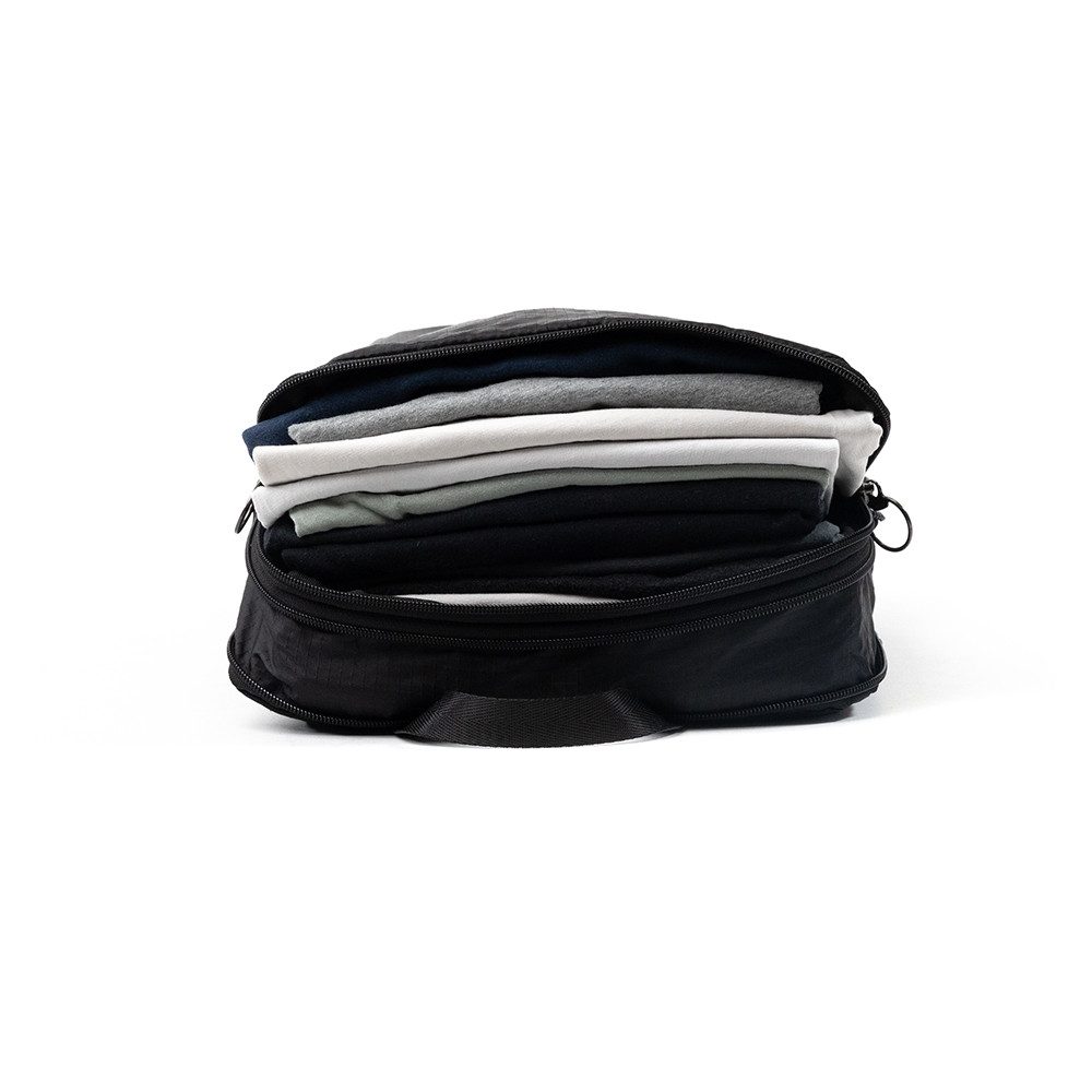 Gentlemen's Kofferorganizer Set 4-teilig Packing Cubes Reise-Packtaschen mit Kompression, bis zu 30% Platz im Koffer sparen