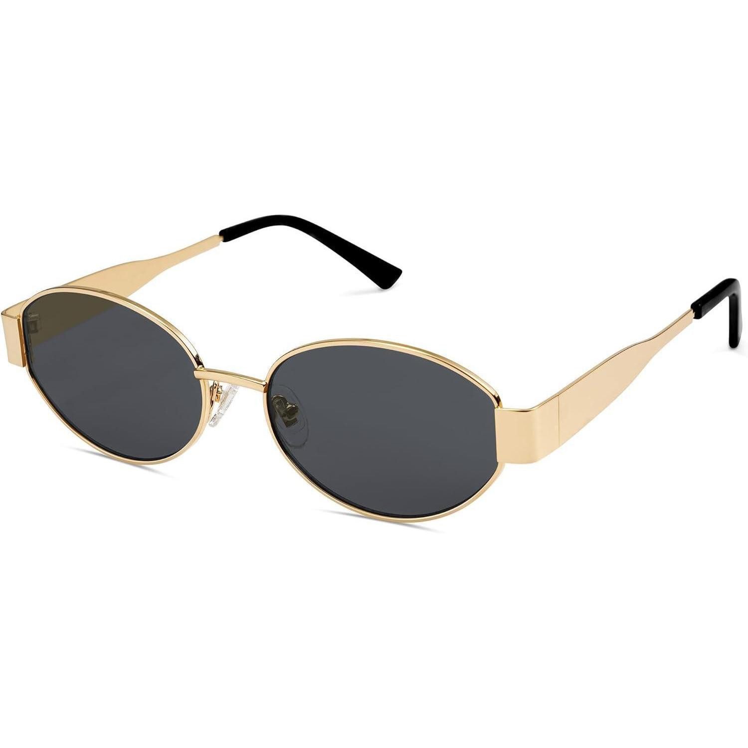 LuxusKollektion Retrosonnenbrille Sonnenbrille Herren Damen Retro Oval UV400 SJ1217 Grau