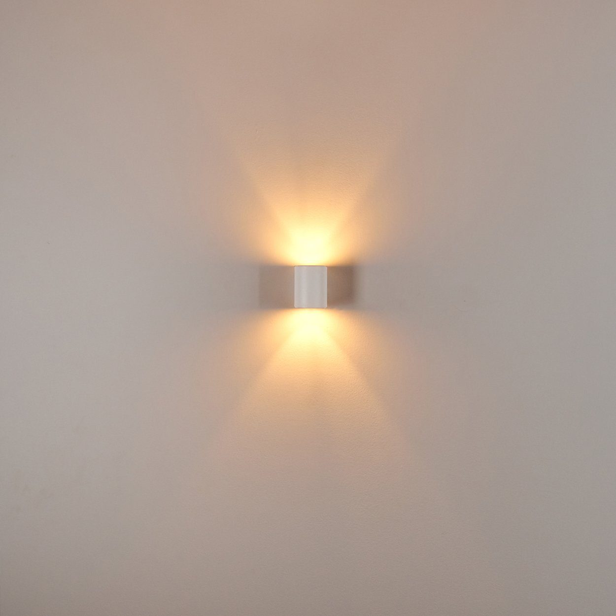 hofstein Wandleuchte »Cama« Wandlampe aus mit Weiß, Metall Up mit in 1xG9, Innen moderne ohne & Leuchtmittel, Lichteffekt, Down-Effekt