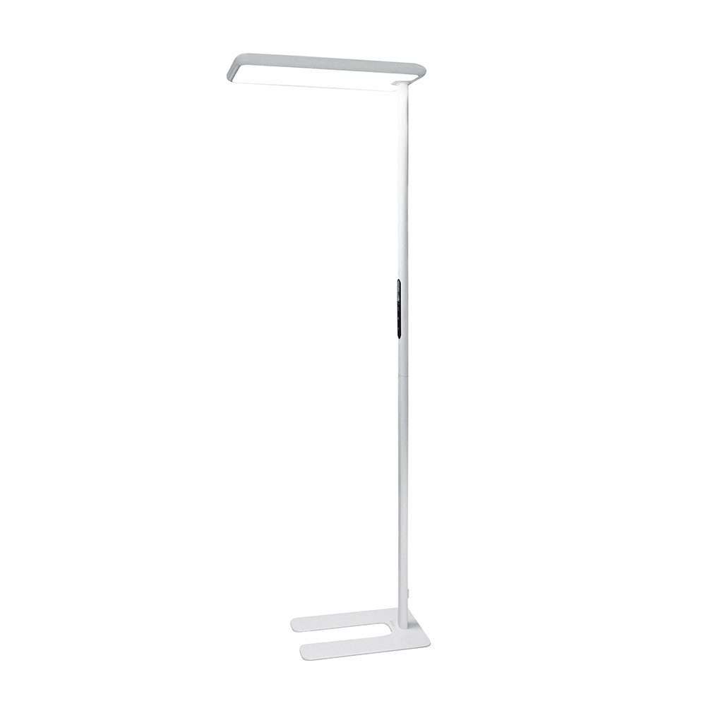HOME DELUXE LED Stehlampe VEKOR, LED fest integriert, Tageslichtweiß, Neutralweiß, blendfrei, flimmerfrei und augenschonend, Bürolampe, LED Lampe