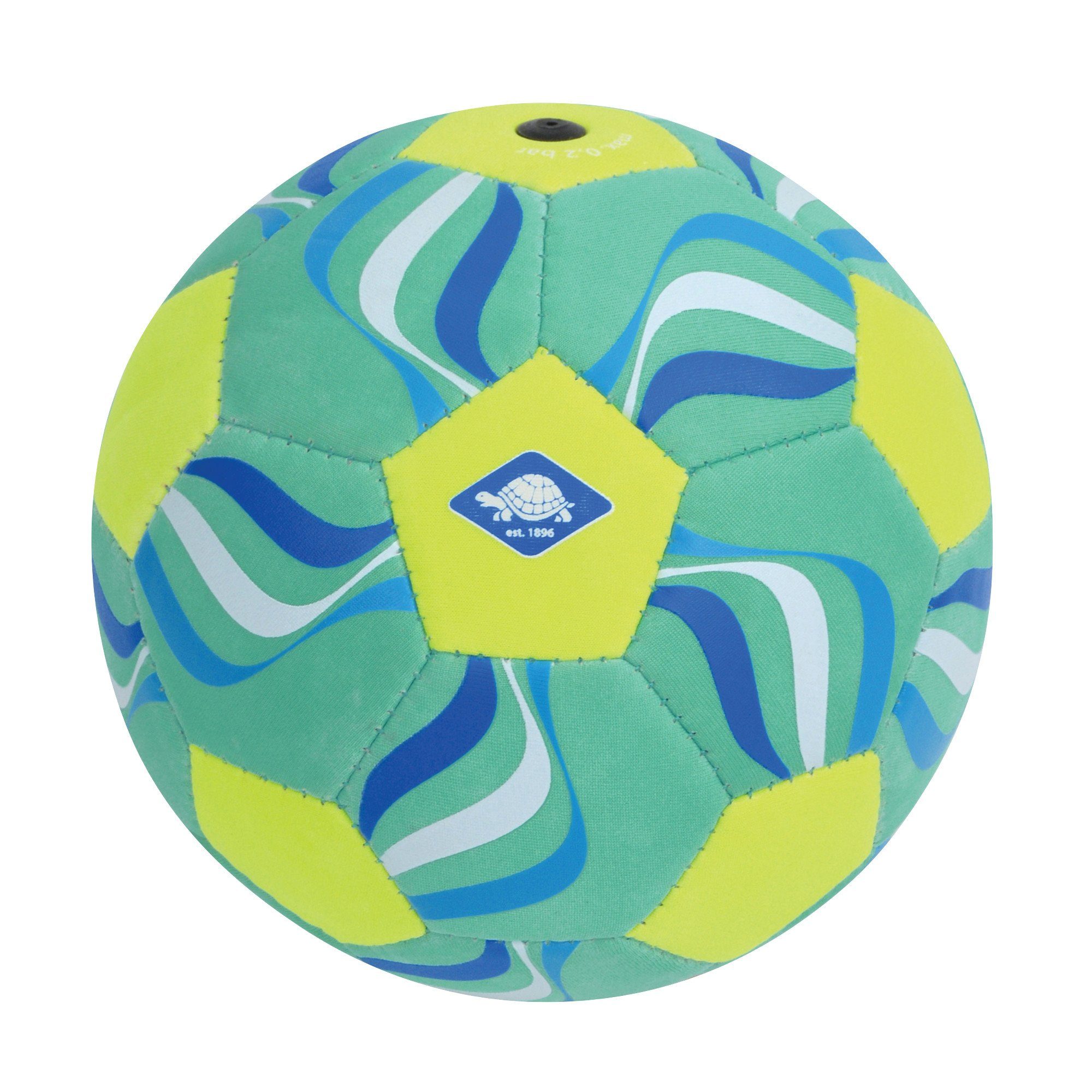 Schildkröt Funsports Spielball Schildkröt Mini Neopren Beach soccer Ball (1-St), Robust und haltbar durch Neopren, im pratischen Tragenetz