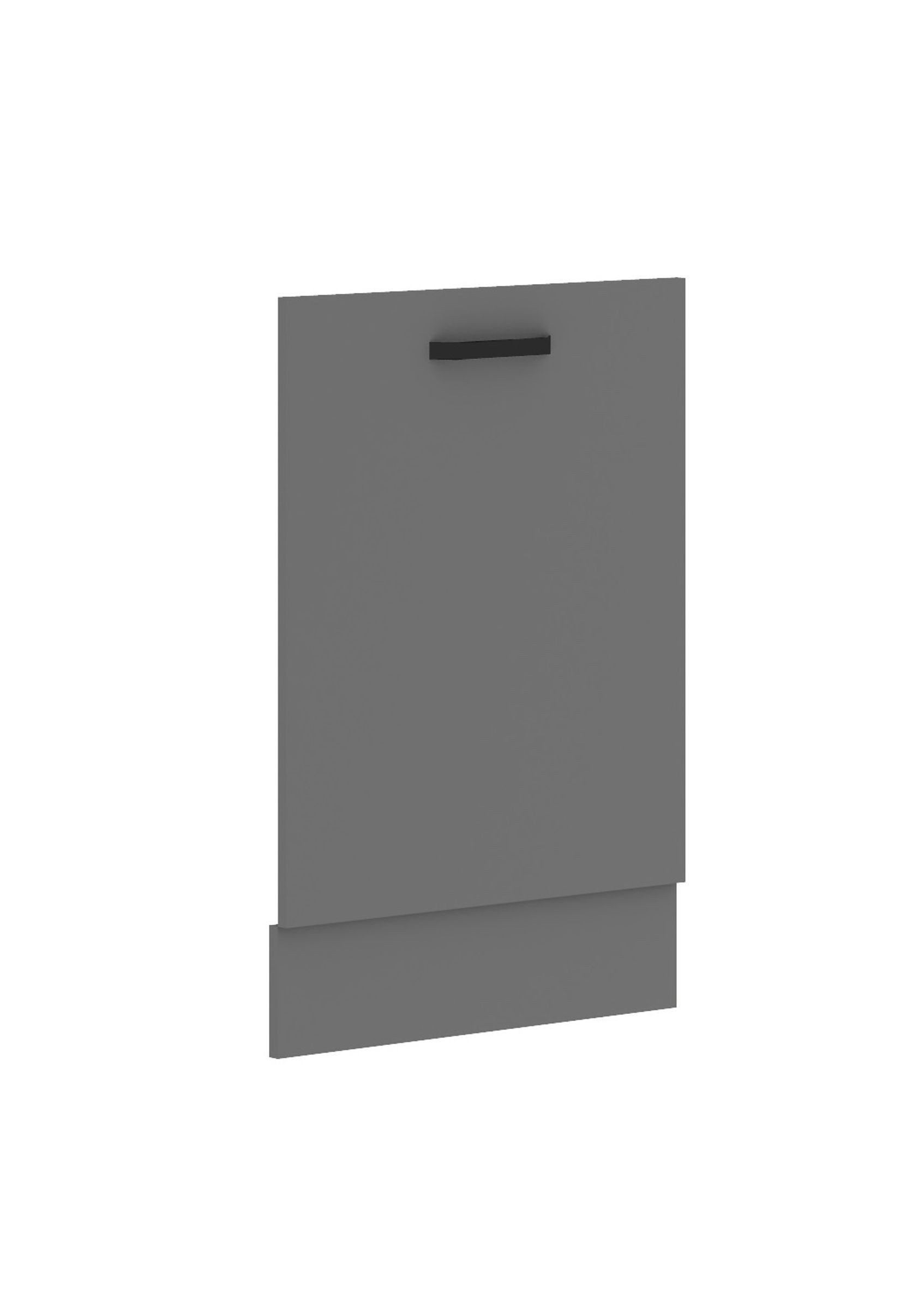 Küchen-Preisbombe Frontblende für vollintegrierten Geschirrspüler 60 cm Küche NESSA Anthrazit modern (1 St., Frontblende Geschirrspüler vollintegriert), passgenau für das Küchenmodell NESSA